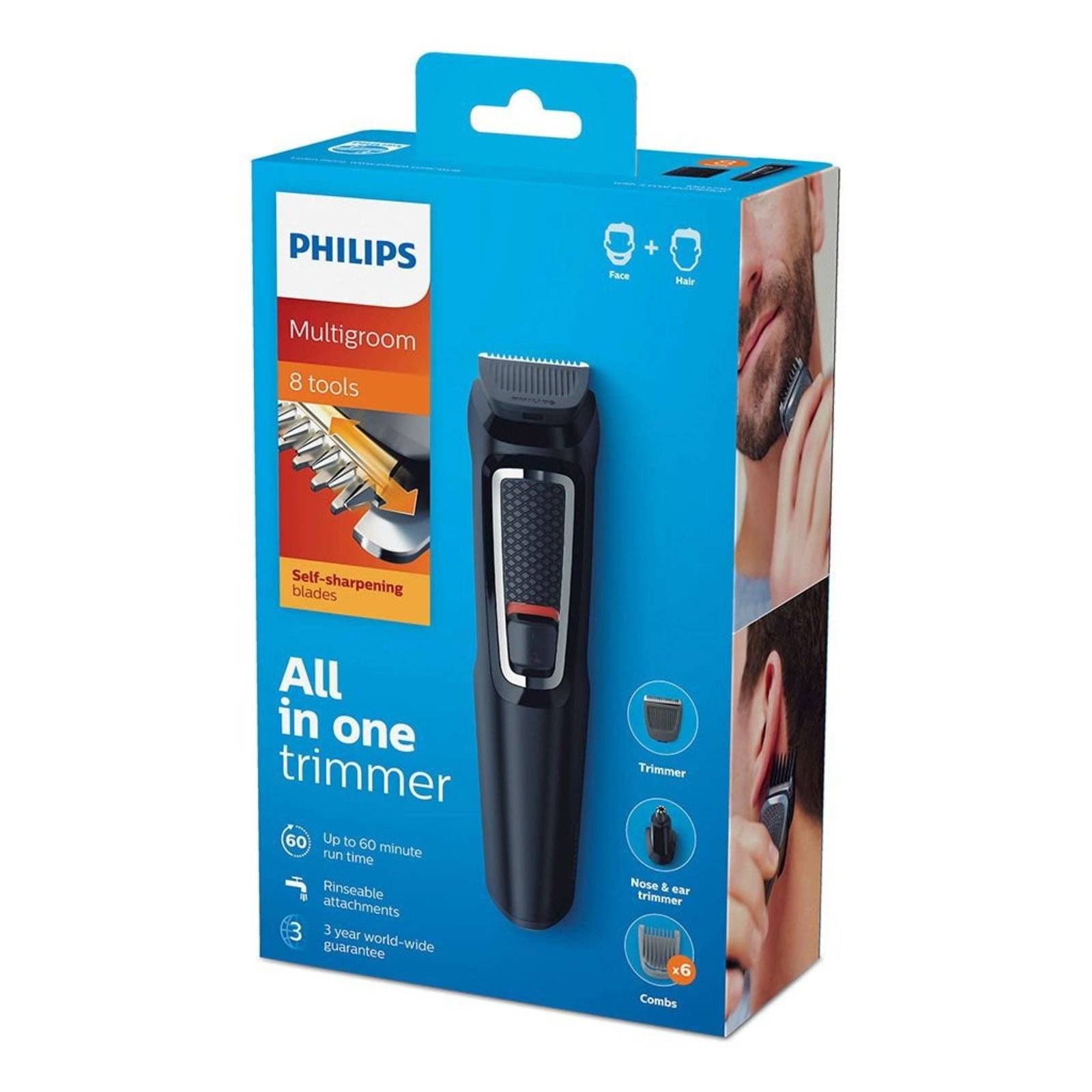 Philips Multigroom 3000 Arreglo Personal 8en1 MG3730 15 F3Z