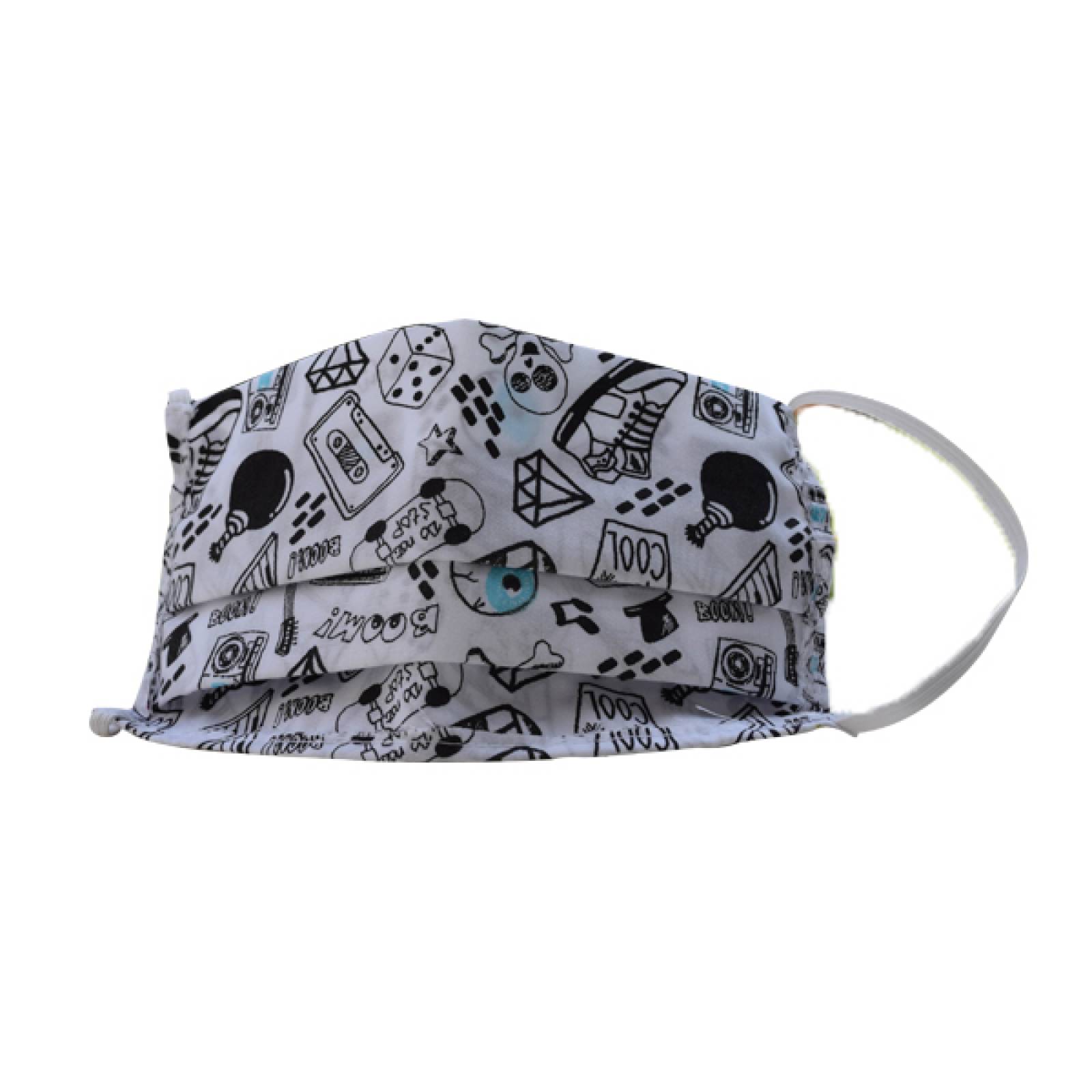 Paquete 50 Cubrebocas Tela Triple Pliegue Envío Incluido