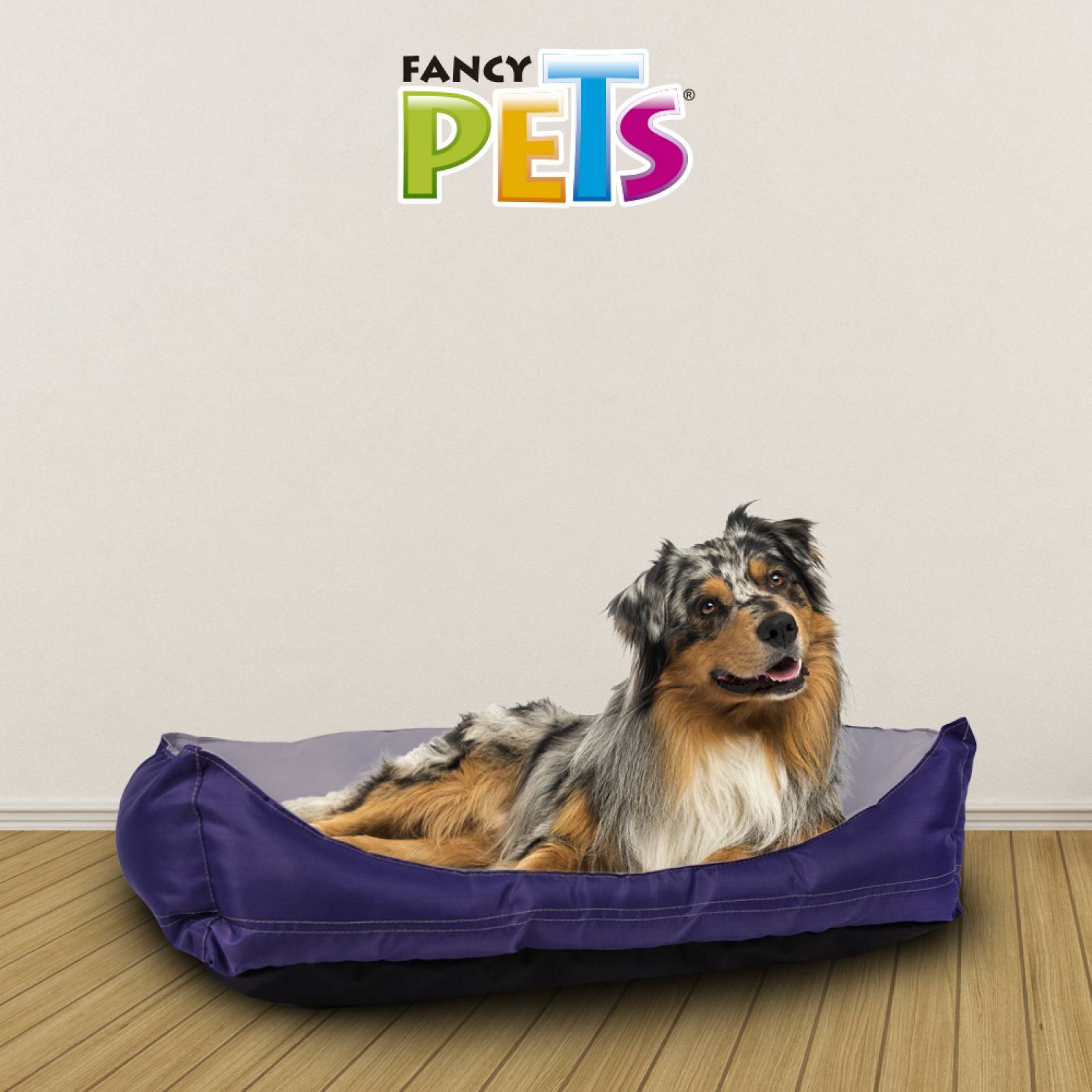 Cama de Tela Perros Raza Chica Acolchonada Cafe Fancy Pets