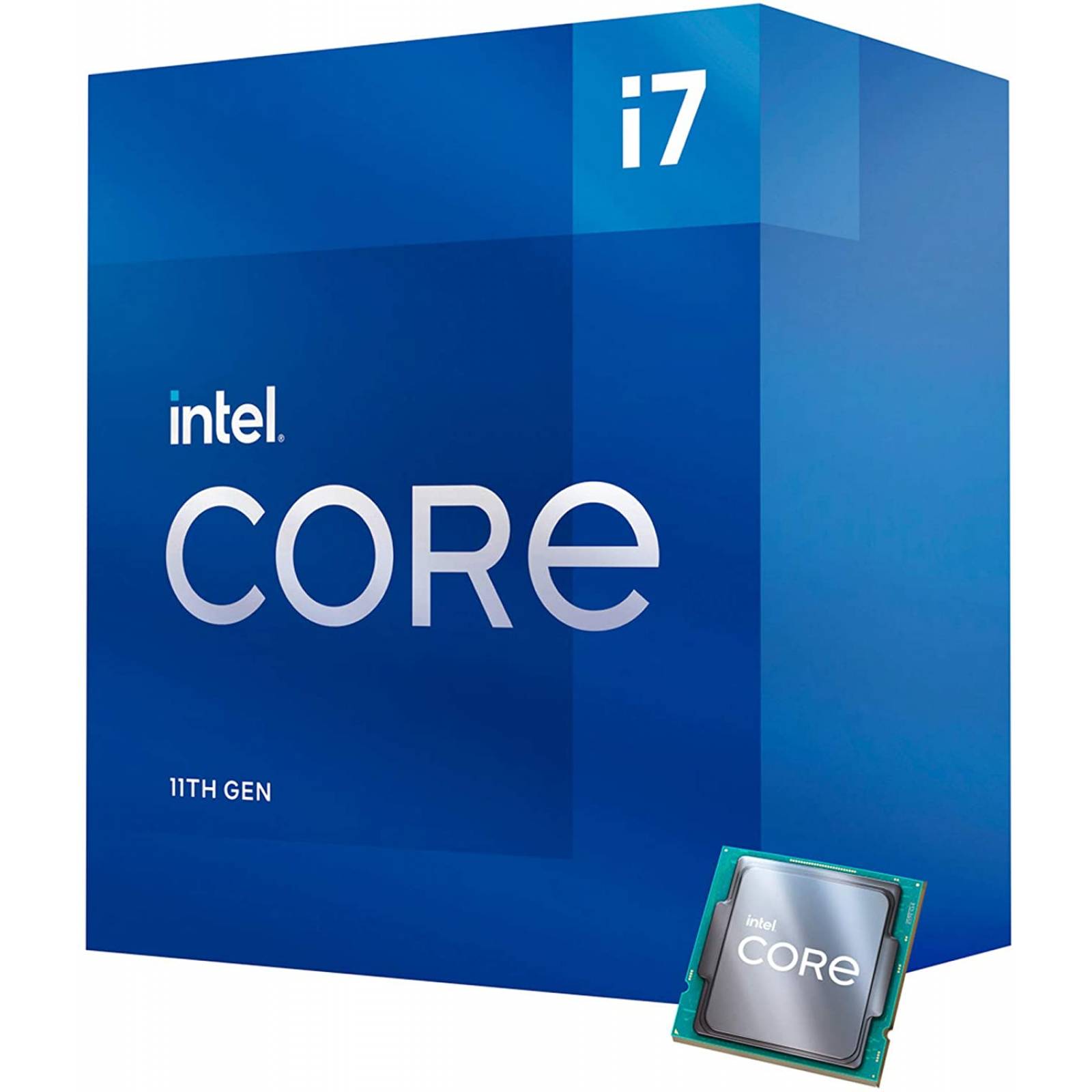 Intel Procesador Core i7 11700 para Equipos de sobremesa de 8 núcleos hasta 4 9 GHz LGA1200 Serie 500 y selecto chipset 