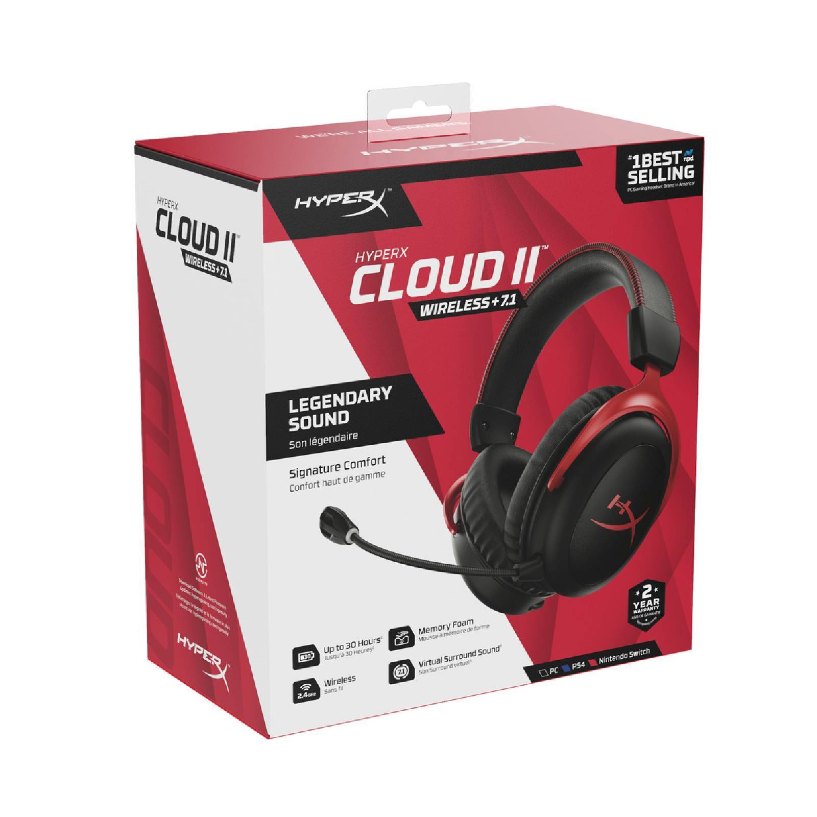 Audífonos Bluetooth Gamer Xbox Cloud II Wireless HyperX