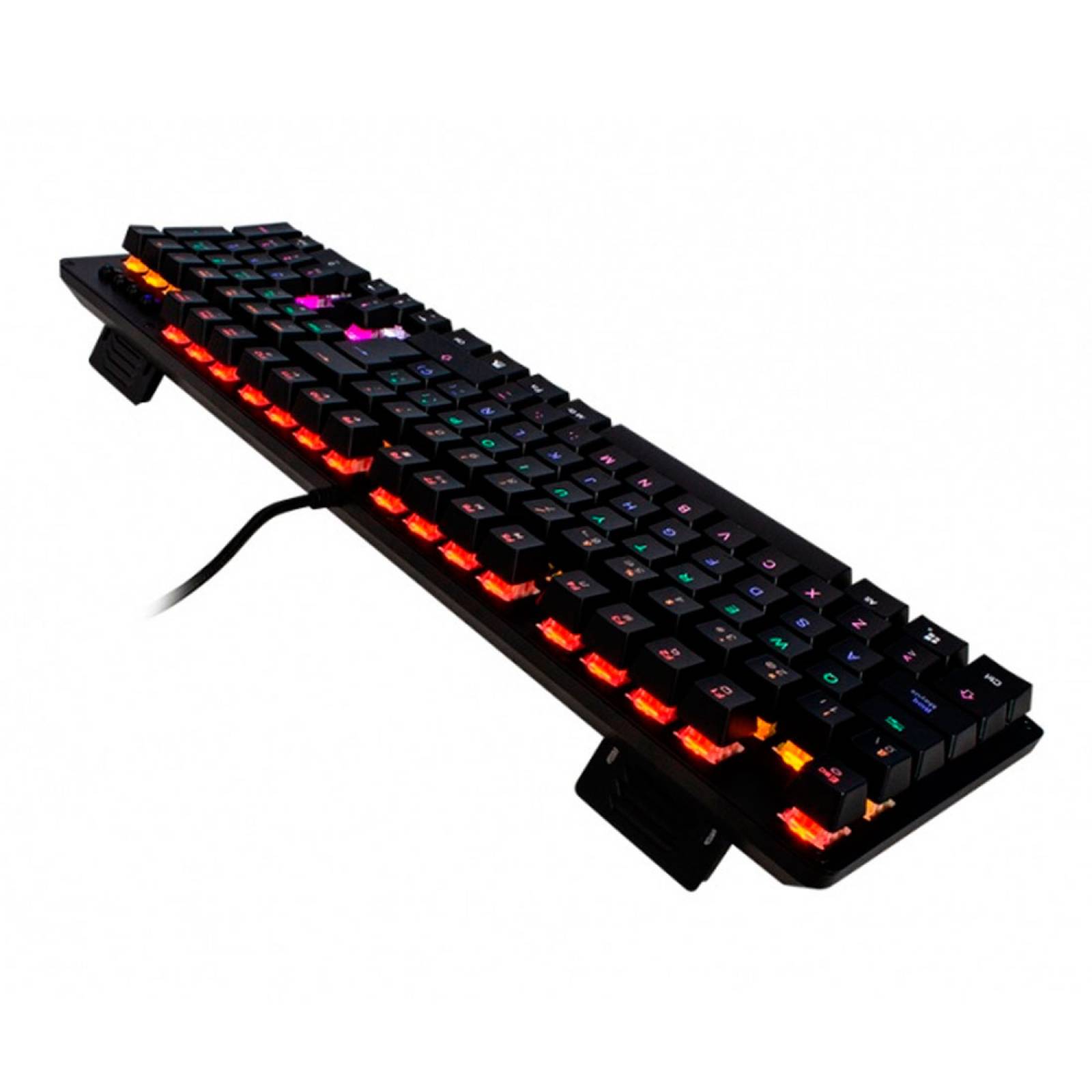 Teclado Estándar KBG400 Diseño Qwerty Led RGB Azul Vorago