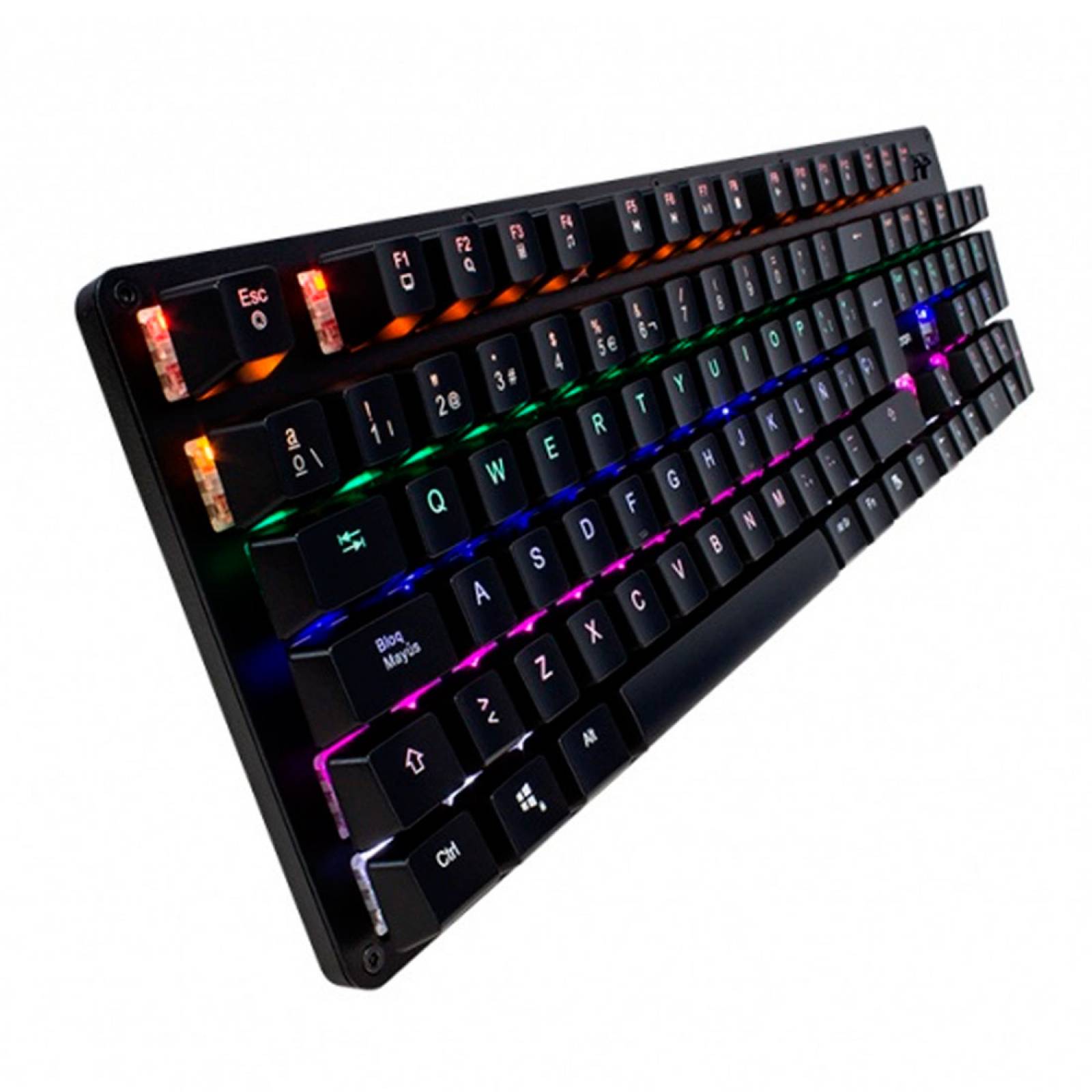 Teclado Estándar KBG400 Diseño Qwerty Led RGB Azul Vorago