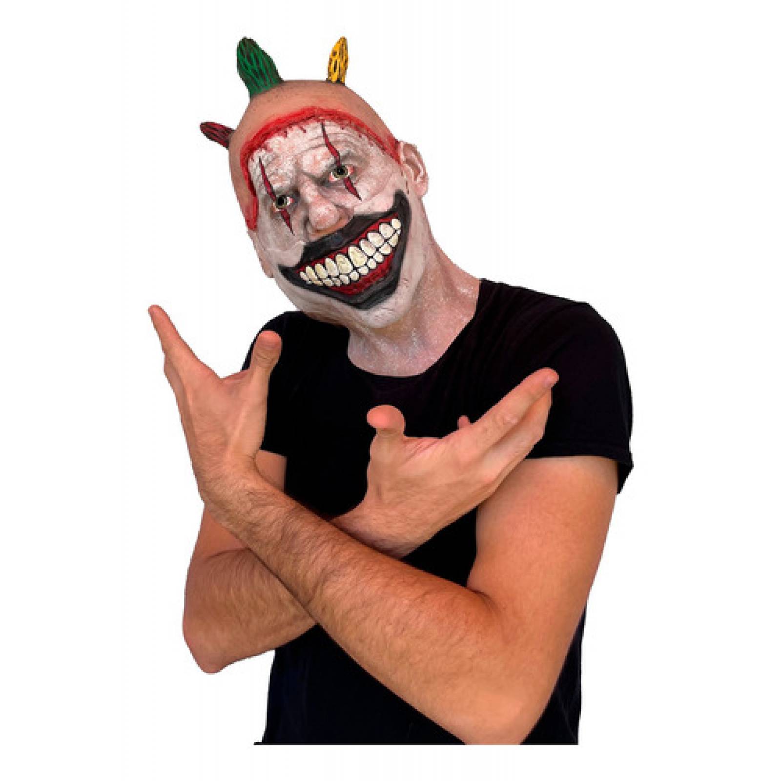 Máscara Halloween De Twisty El Payaso Ahs Terror Látex