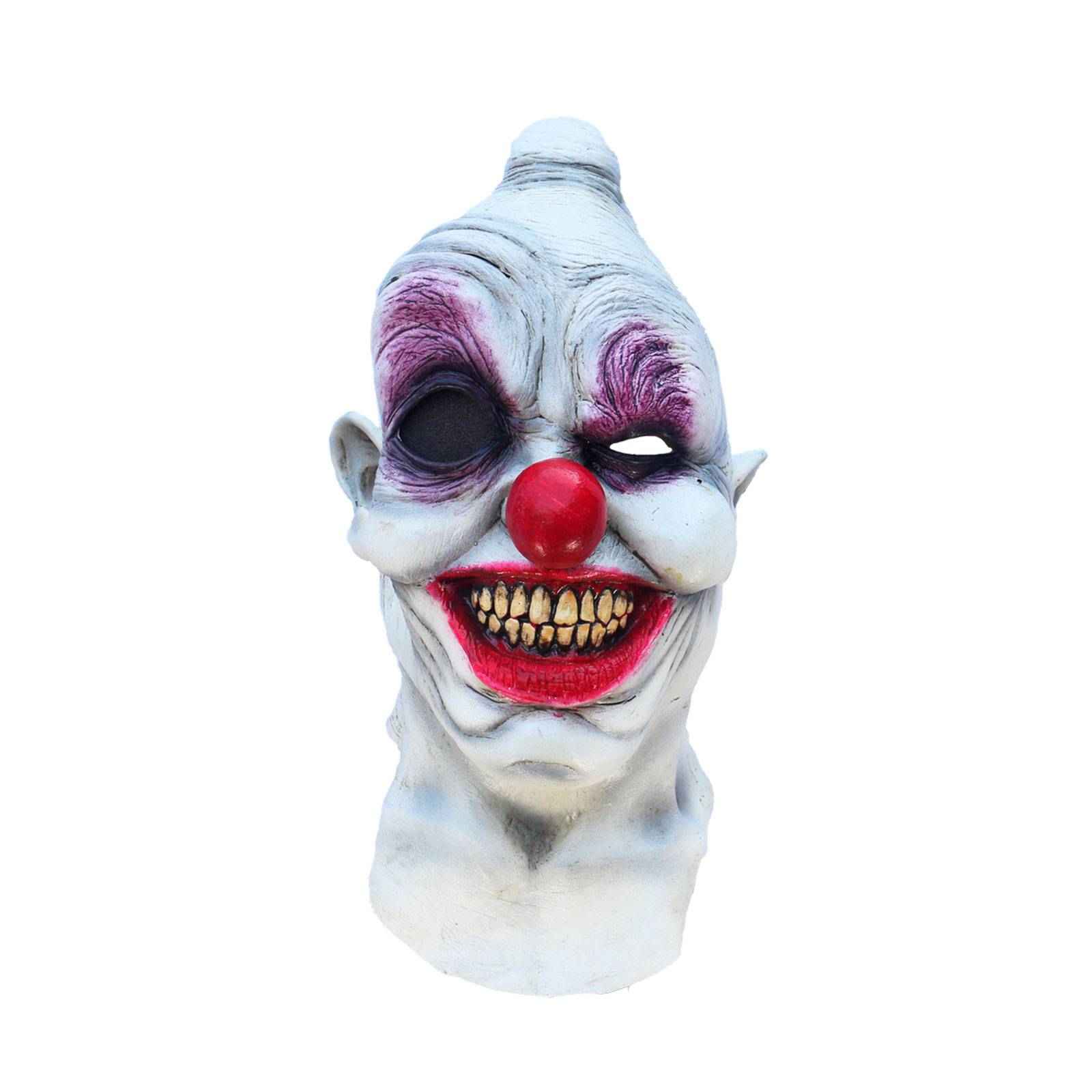 Máscara para Halloween Payaso Ojo Loco Látex Horror