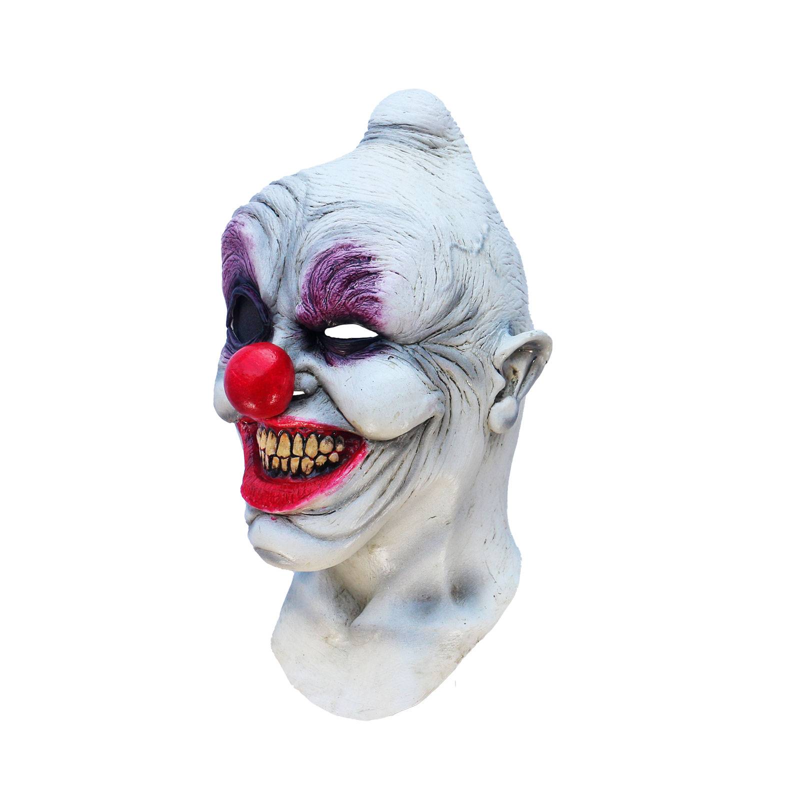 Máscara para Halloween Payaso Ojo Loco Látex Horror