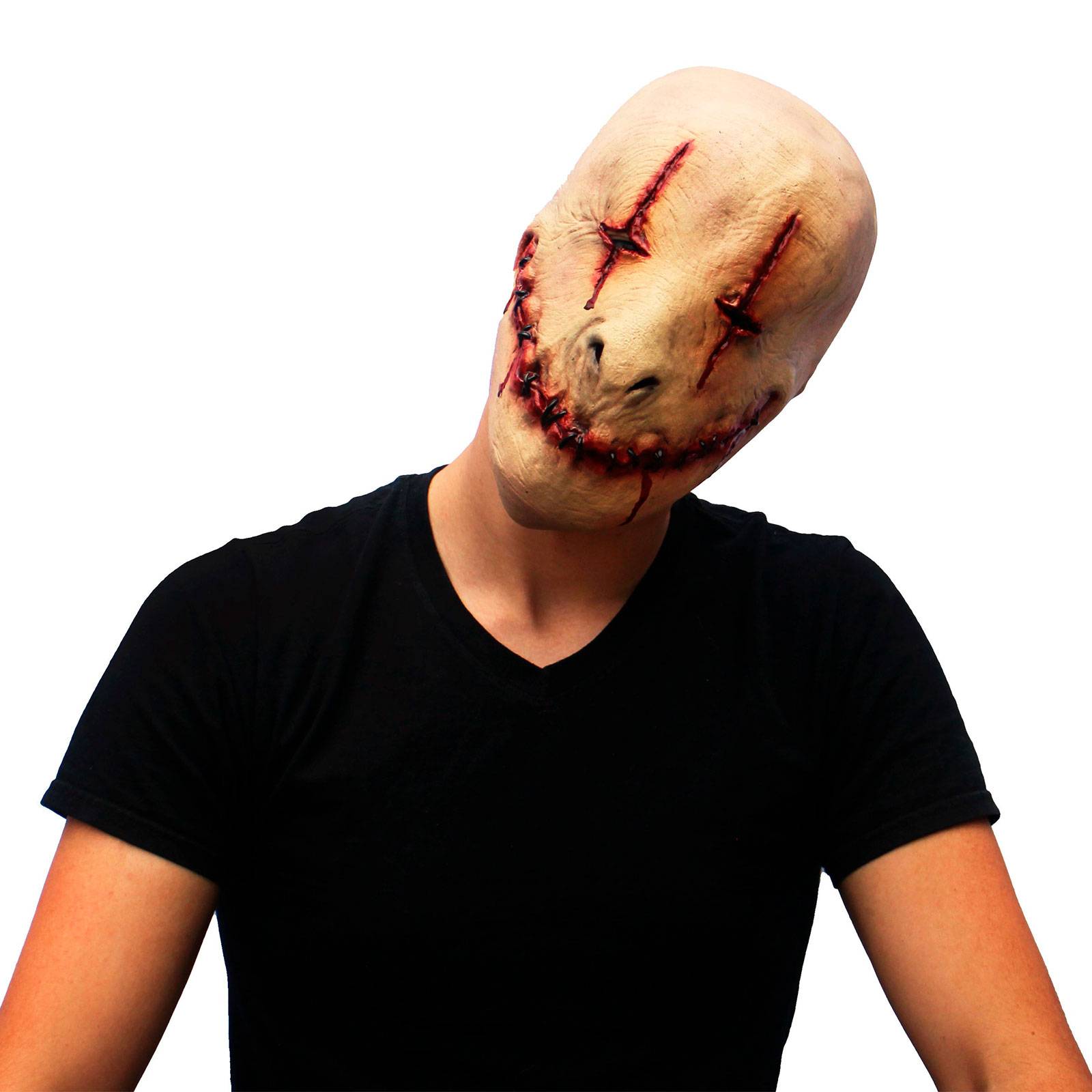 Máscara de Halloween Smiley Creepypasta Látex Terror