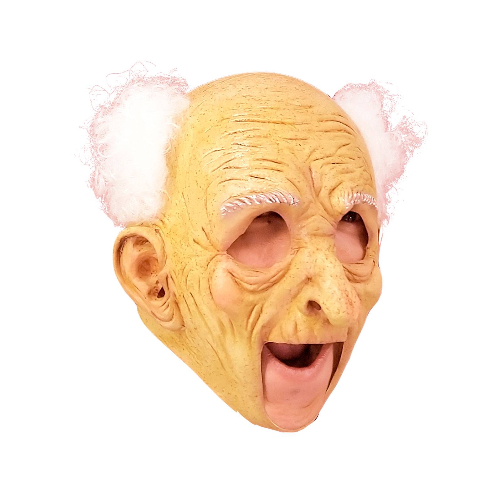 Máscara De Látex Para Abuelo Y Abuela, Máscaras Faciales Arrugadas De  Anciano Y Mujer, Pelo Gris Claro, Accesorios Para Disfraz De Fiesta De  Halloween De 25,79 €
