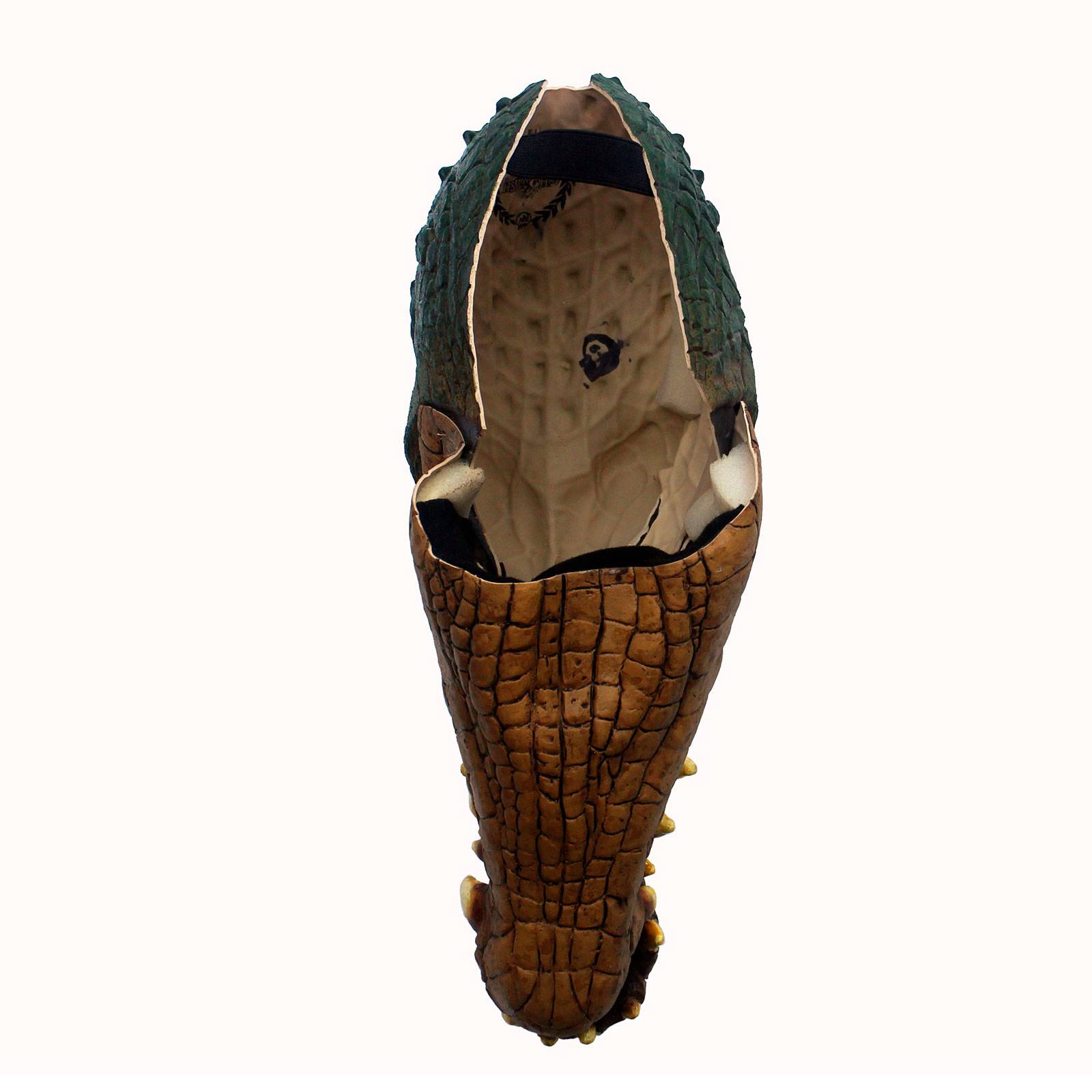 Máscara de Halloween Cocodrilo Feroz Látex Terror