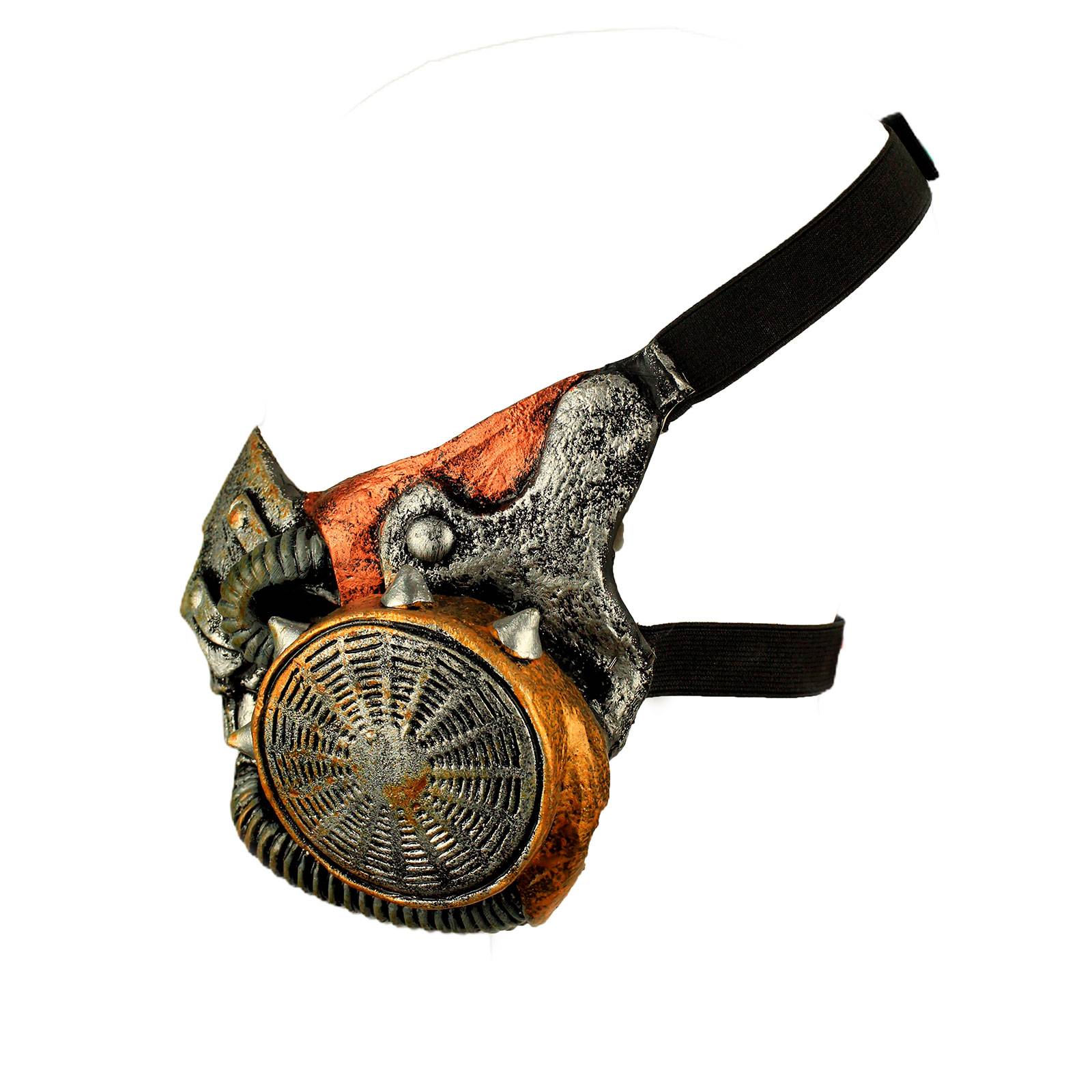 Máscara para Halloween Bozal Post Apocalíptico Látex Horror