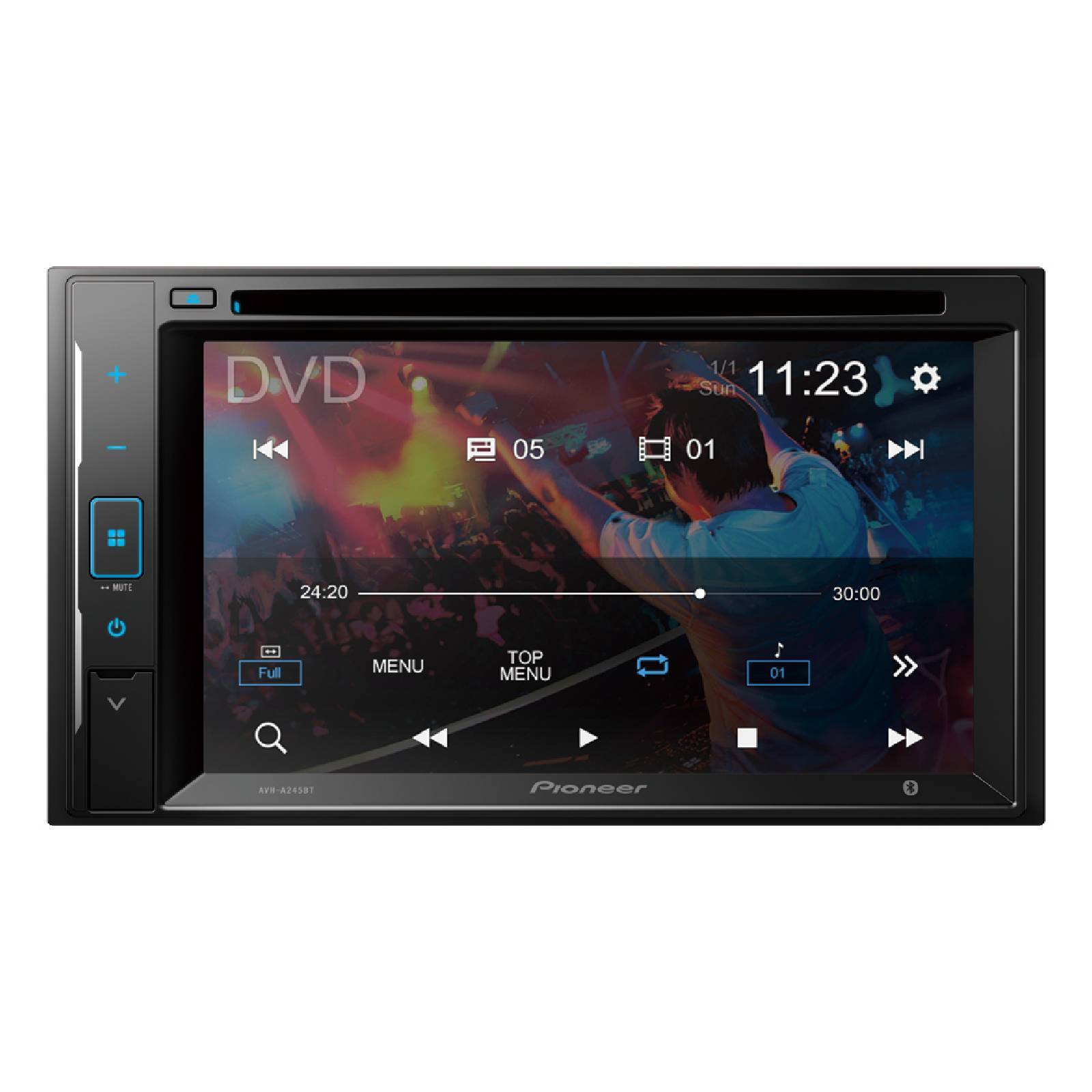 Autoestereo DVD Pantalla 6 2  Full HD AVH A245BT Pioneer