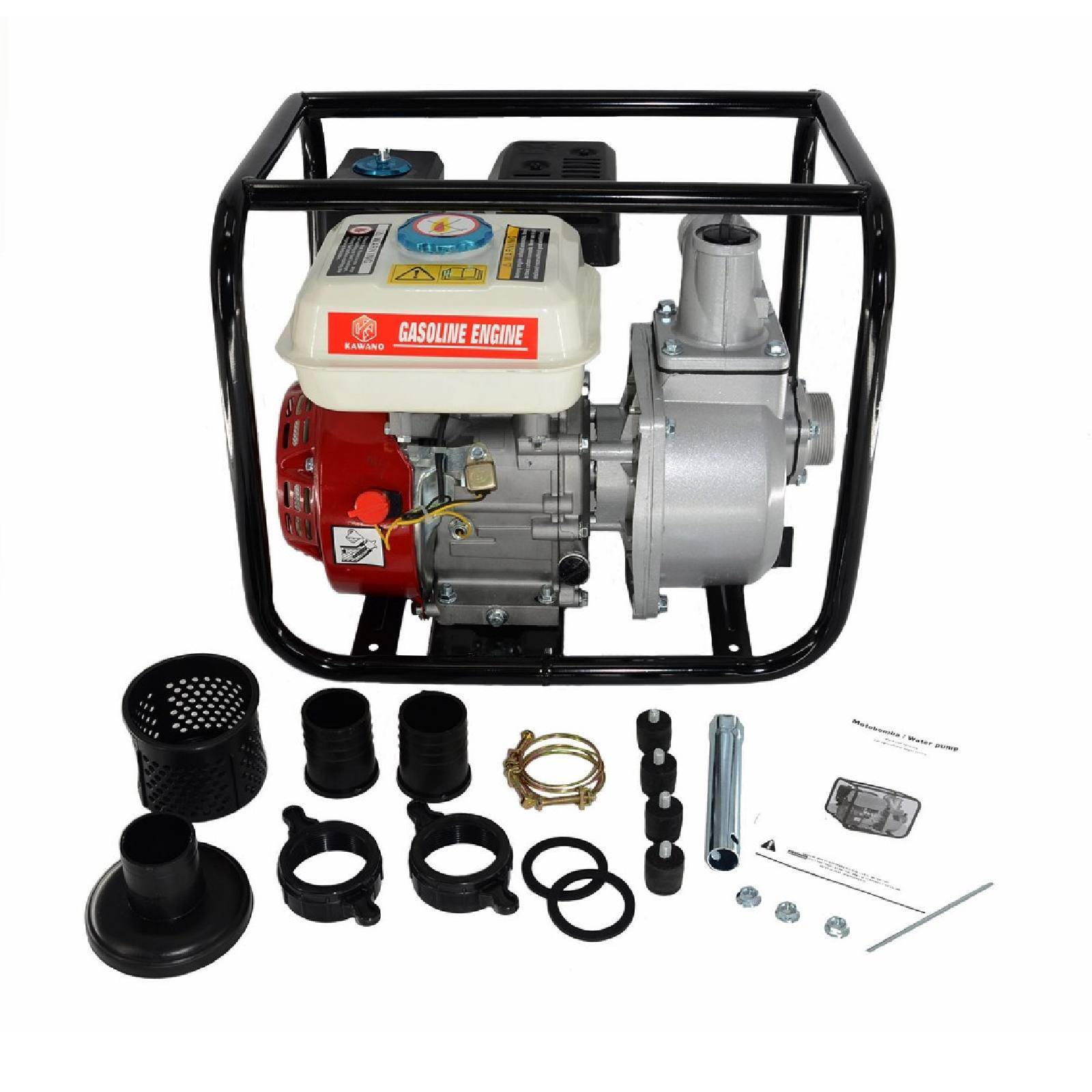 Motobomba para Agua A Gasolina 4 tiempos KAWANO KWB200