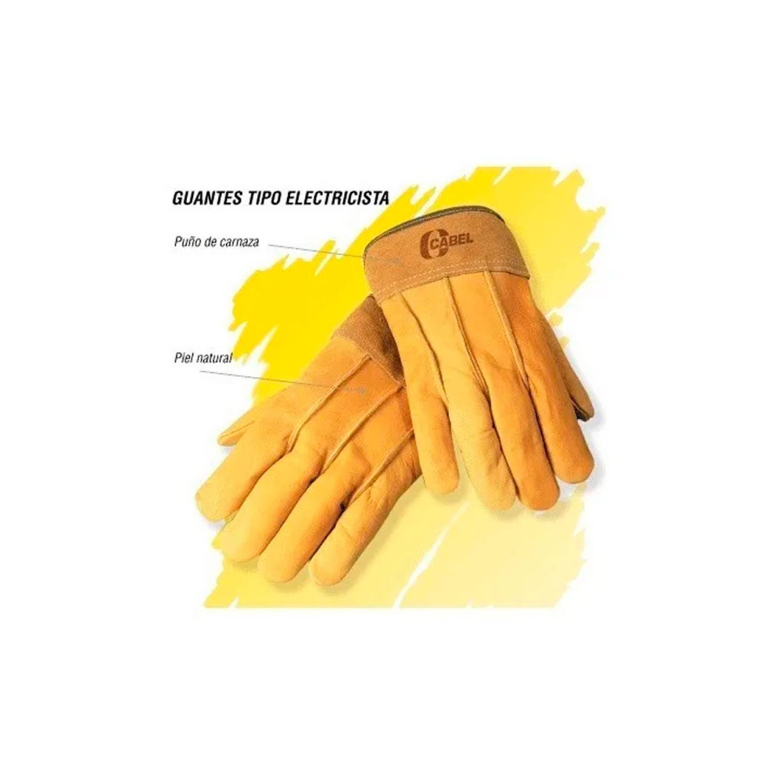 Guantes Tipo Electricista Herramienta Cabel