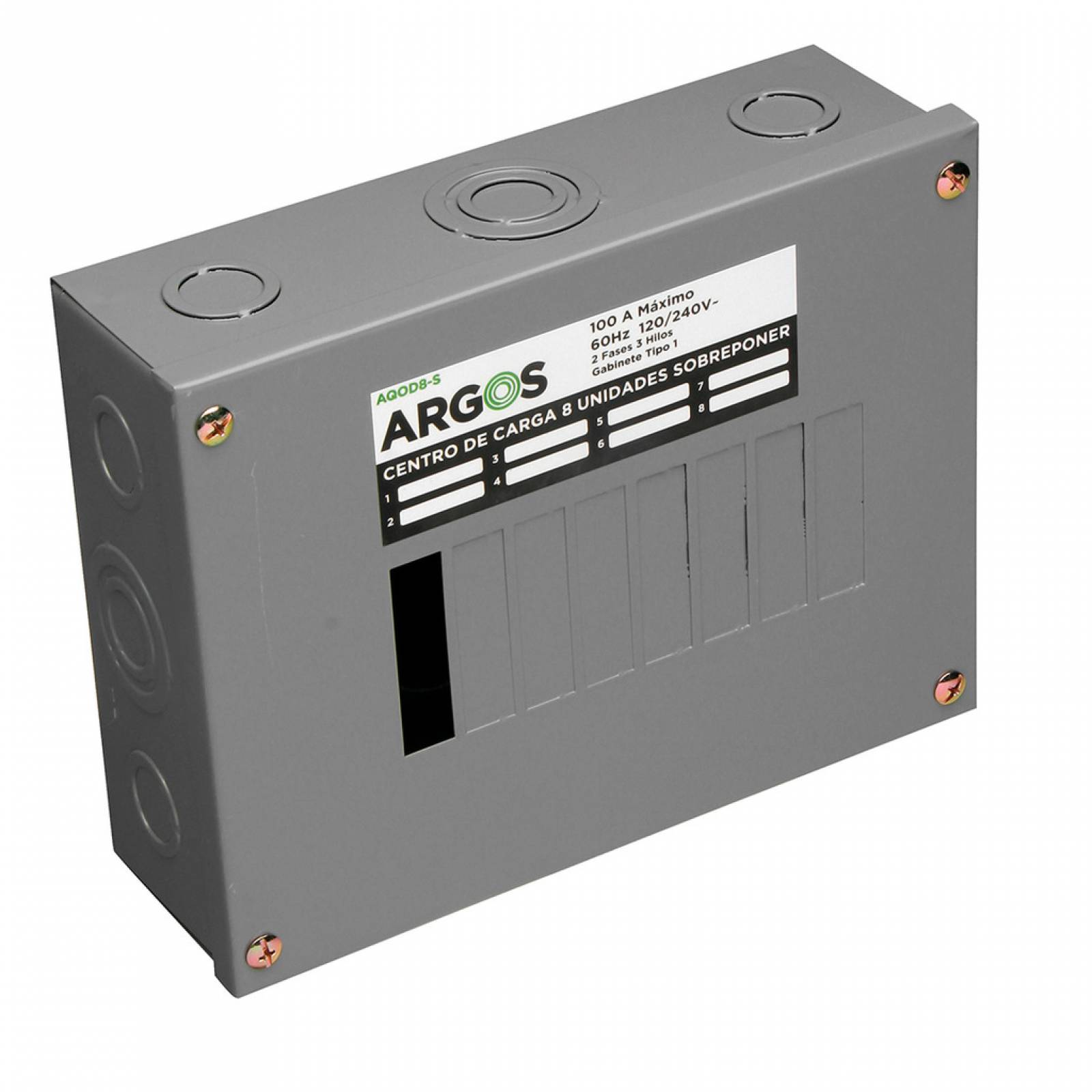 Centro Carga 8 Unidades Sobreponer Argos