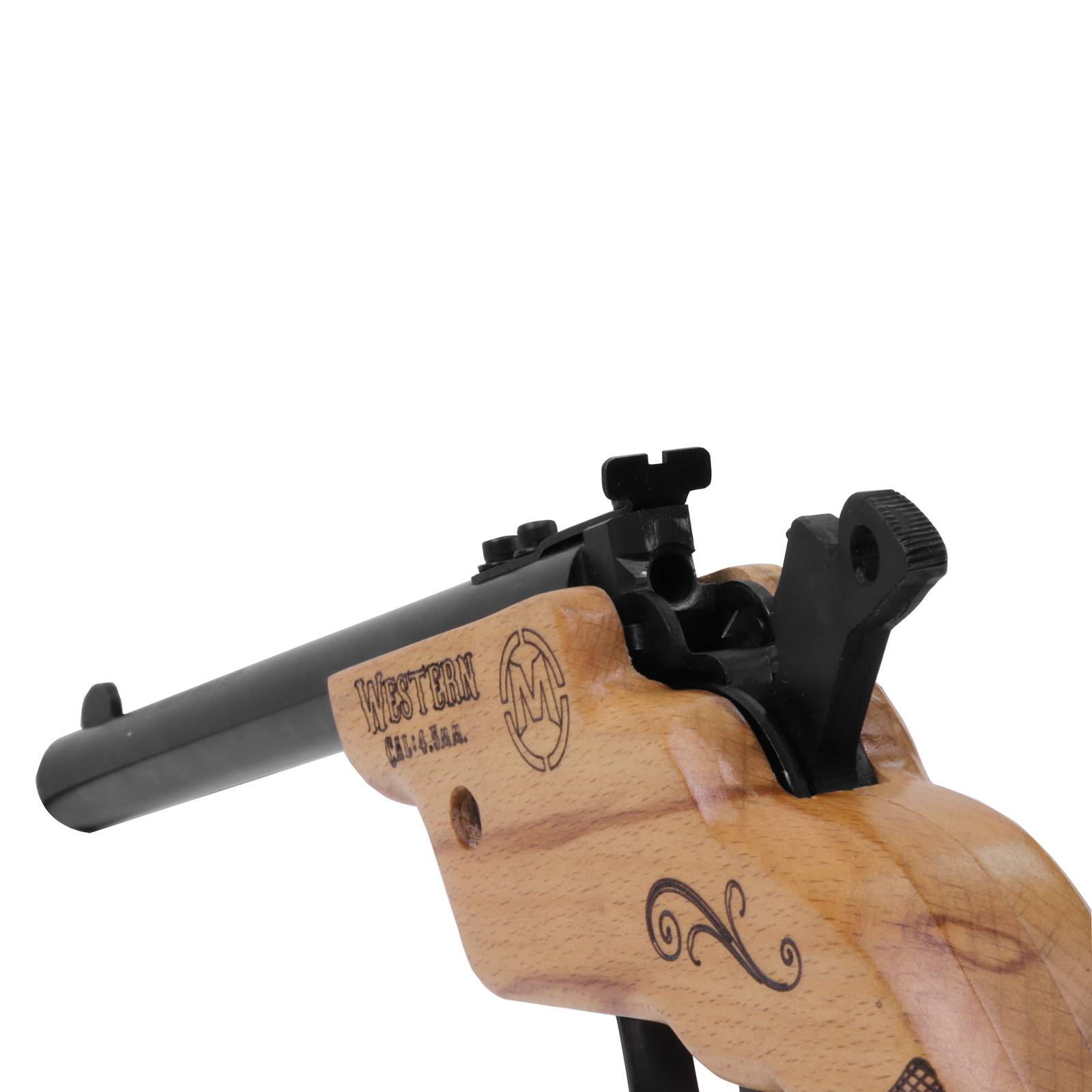 Pistola De Diabolos Western Cañon Largo Cal 4 5 Mendoza