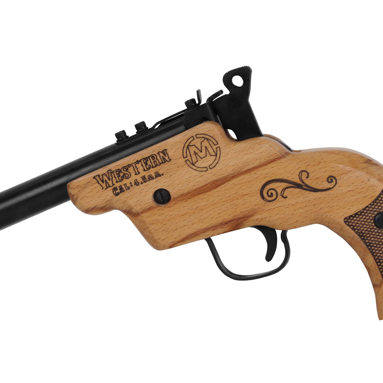 Pistola De Diabolos Western Cañon Largo Cal 4 5 Mendoza