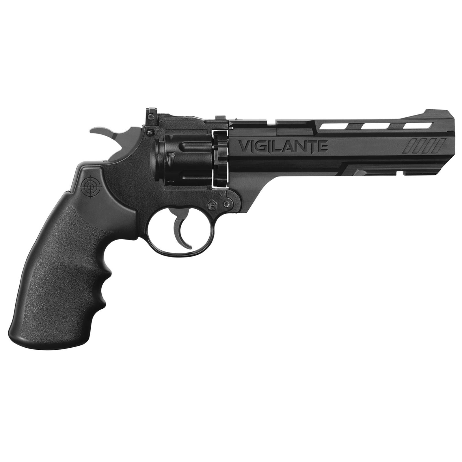 Pistola Accionada CO2 Vigilante Rev Cal  4 5 Crosman