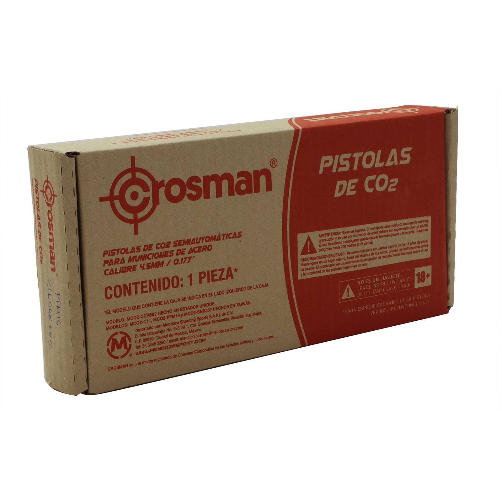 Pistola Accionada CO2 Vigilante Rev Cal  4 5 Crosman