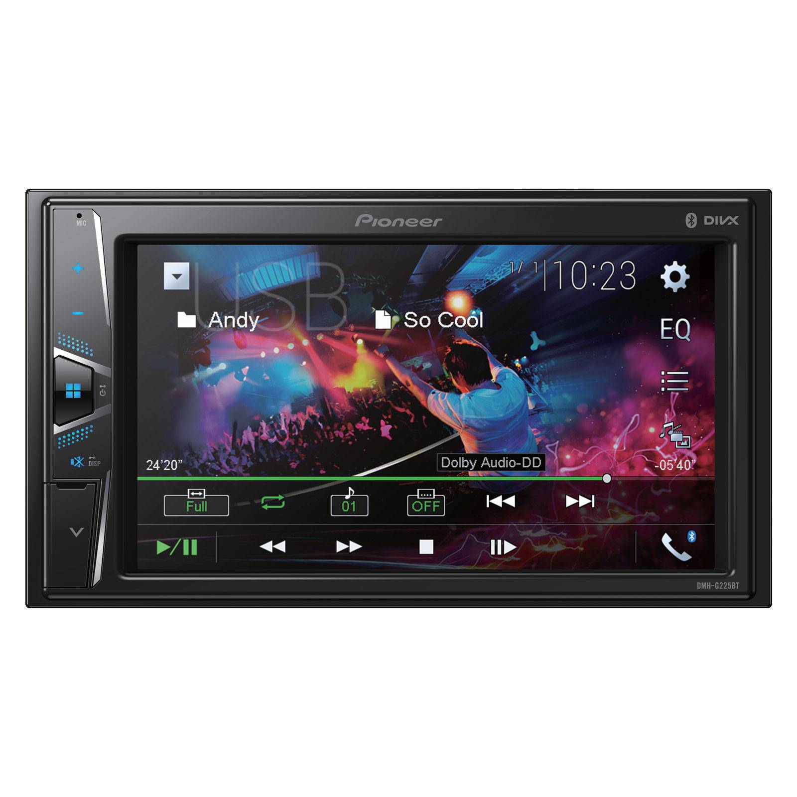 Auto Estereo Pantalla Tactil Bluetooth DMH G225BT Pioneer