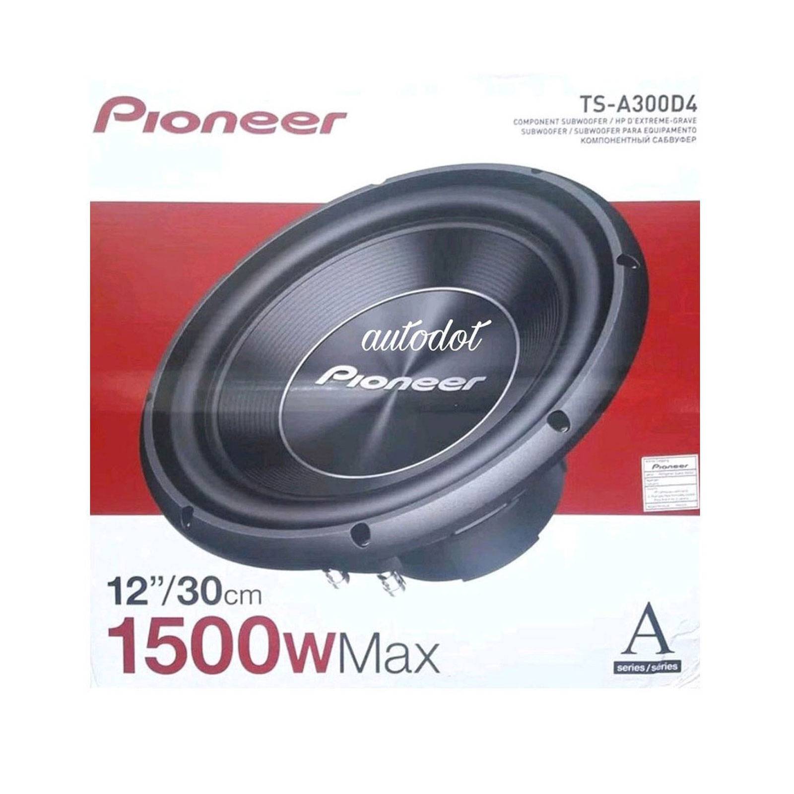 Subwoofer 12 Doble Bobina Ts a300d4 Pioneer Reacondicionado