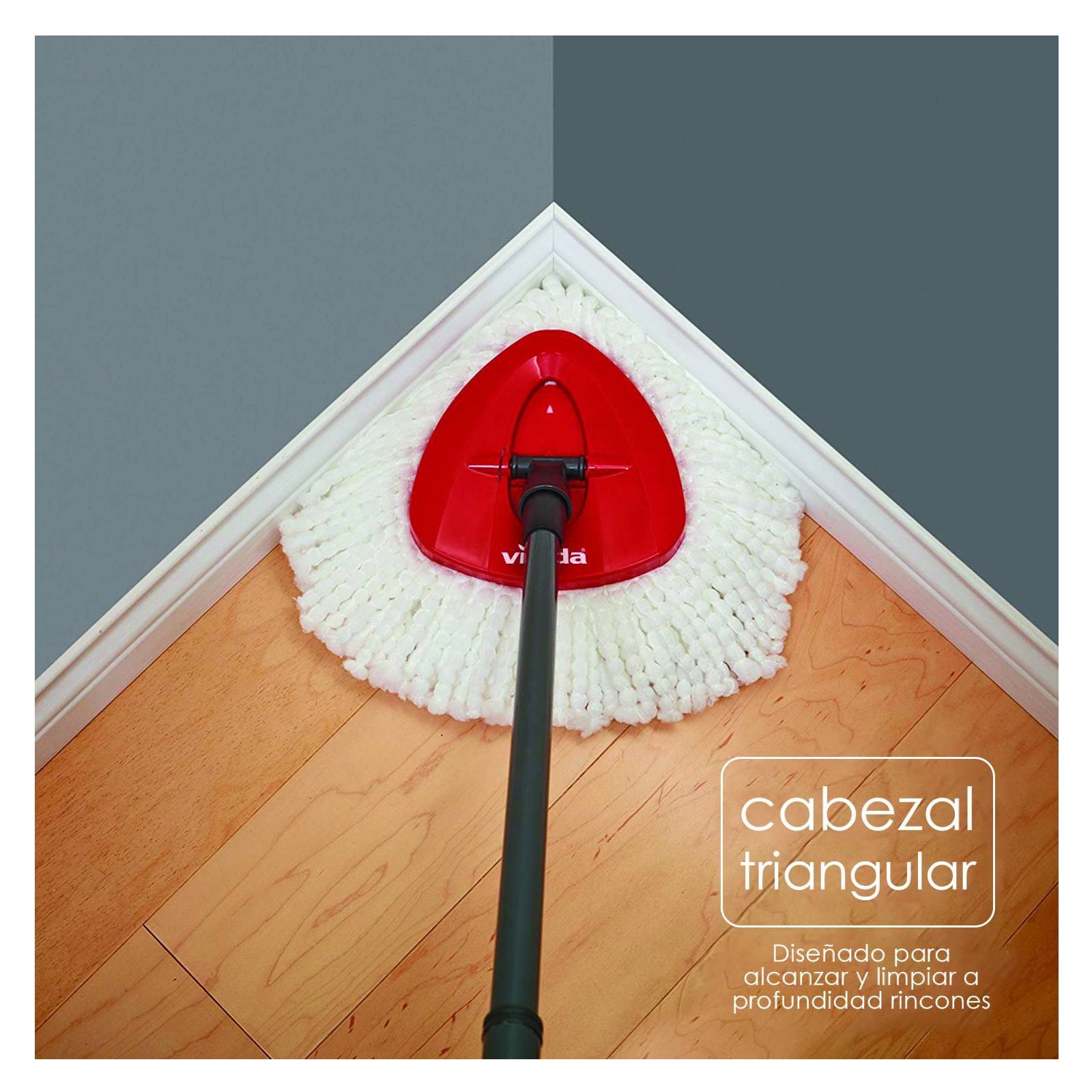 Trapeador Mop y Cubo con Pedal de Vileda Easy Wring