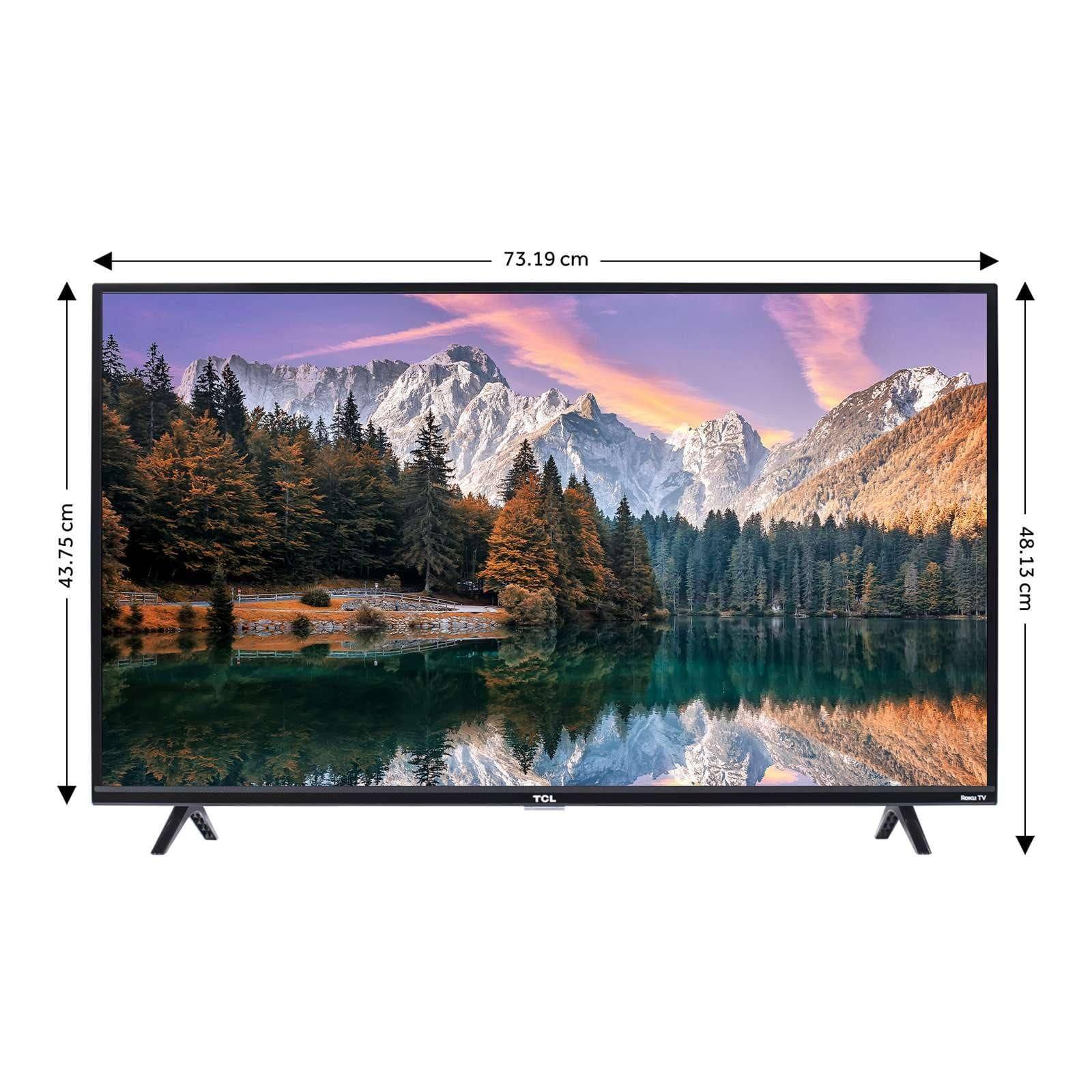Pantalla Smart TV TCL LED de 32 pulgadas HD 32S331-MX con Roku TV