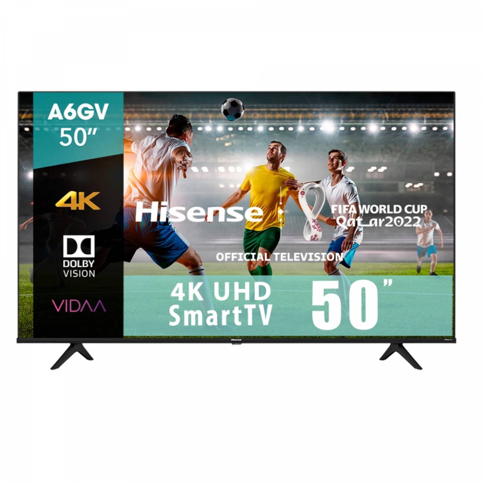 Teleisor Hisense 50 Pulgadas 50A6GV Smart Tv 4K UHD