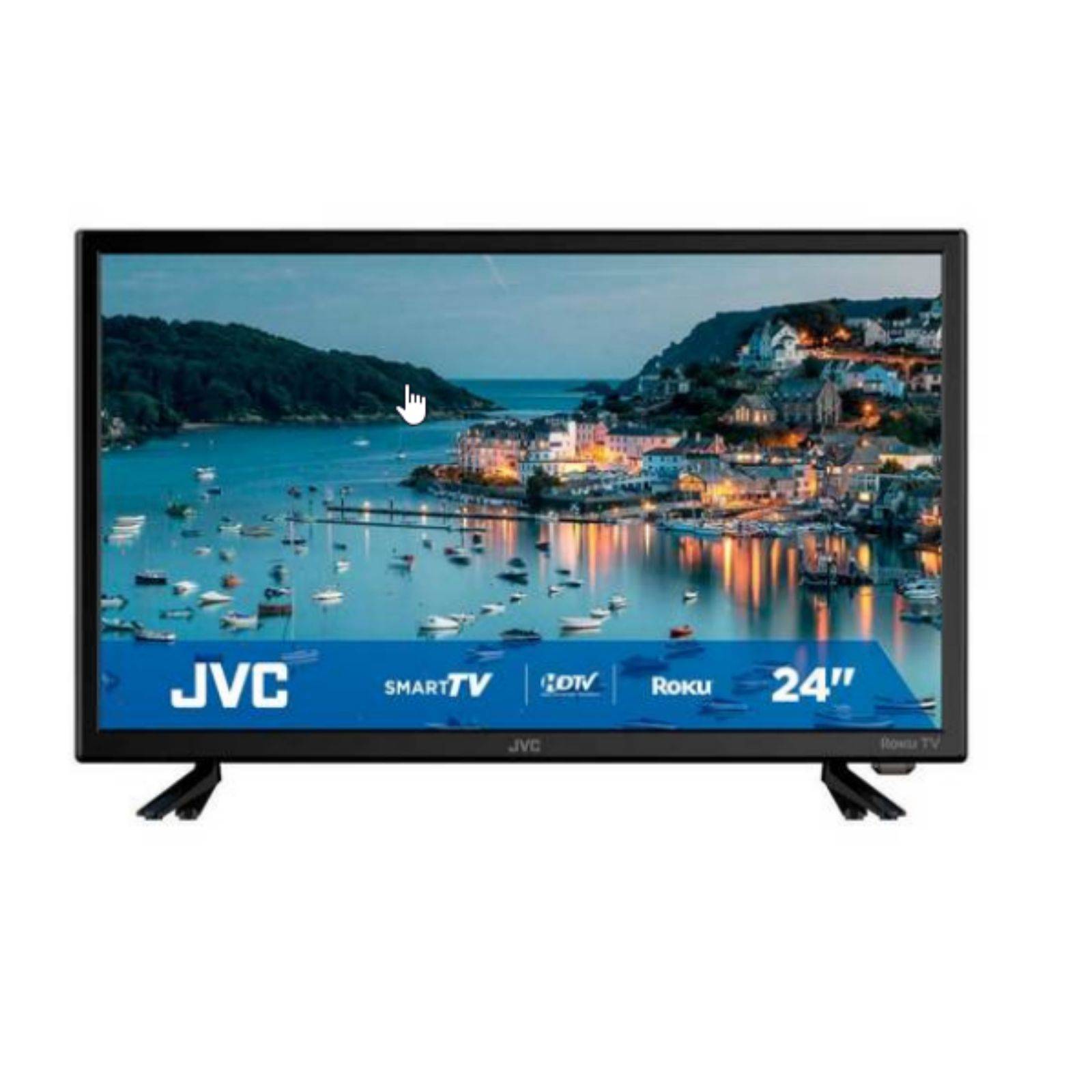 Television Pantalla 24 Pulgadas Smart TV FULL LED Roku JVC