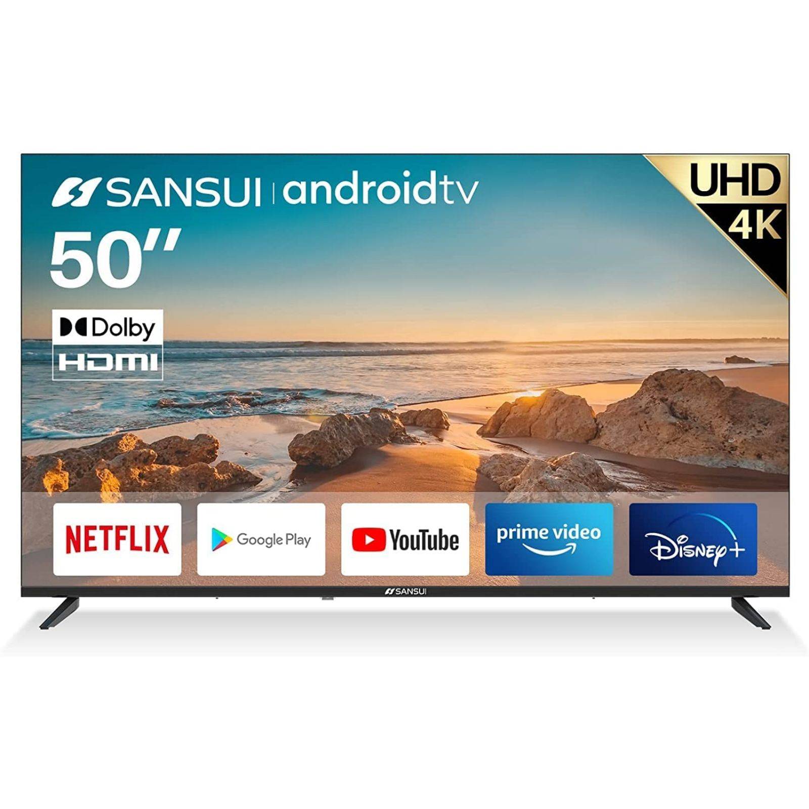 Television 50 Pulgadas LED Smart TV 4K UHD SMX 50V1UA Sansui