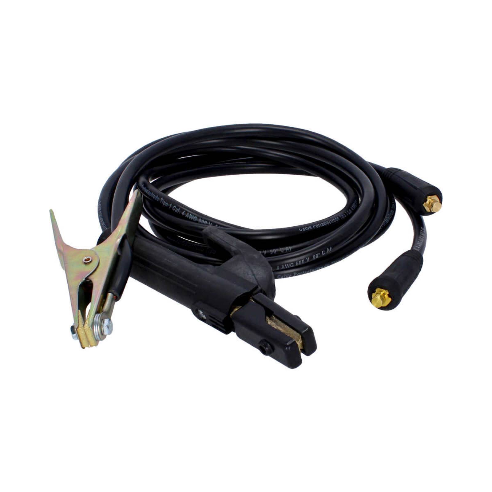 Kit De Cables Inversor Soldador 3 8  X 10 M Industrial Lobo