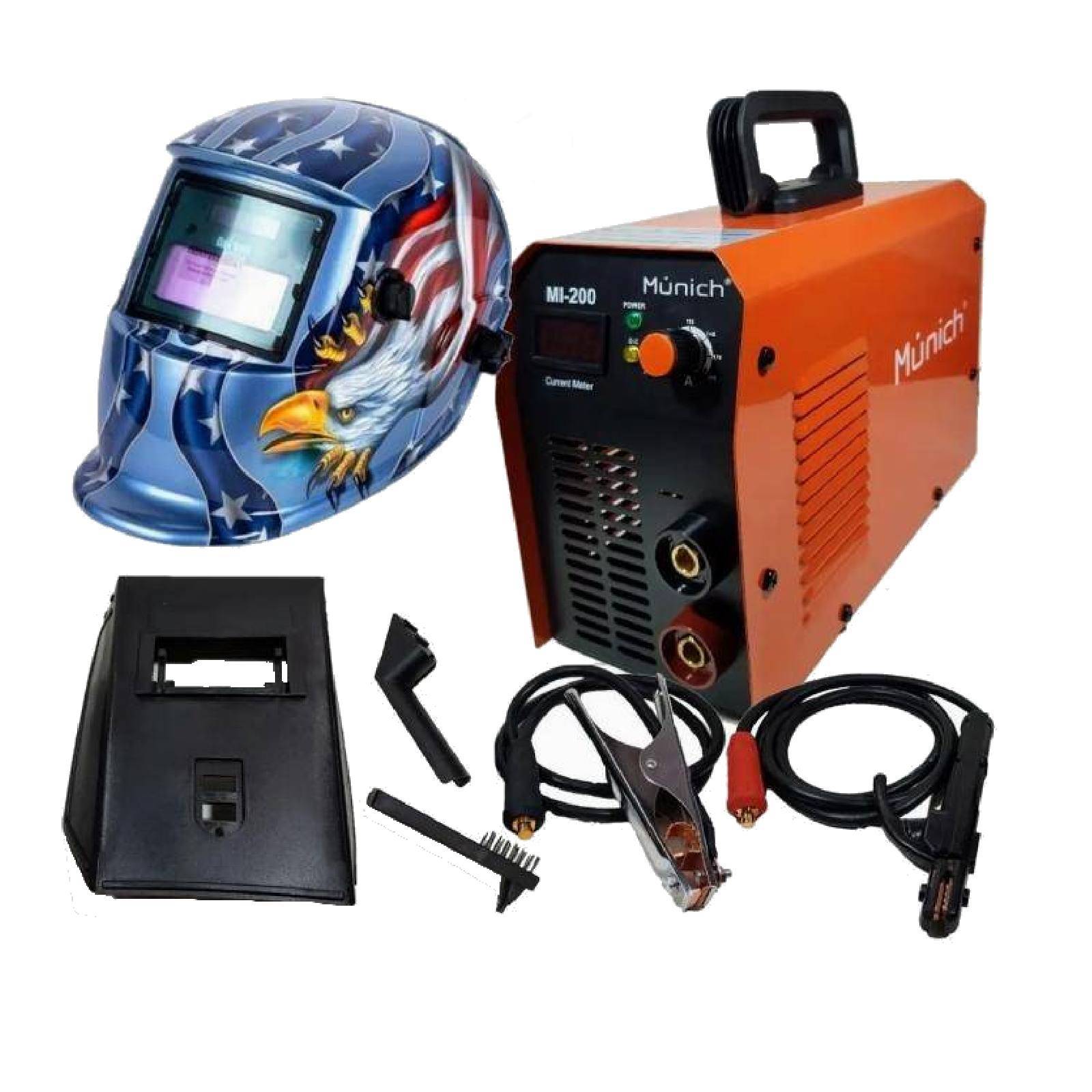 Soldadora Inversora Portátil 110 220V 60 Hz Mi 200 Munich