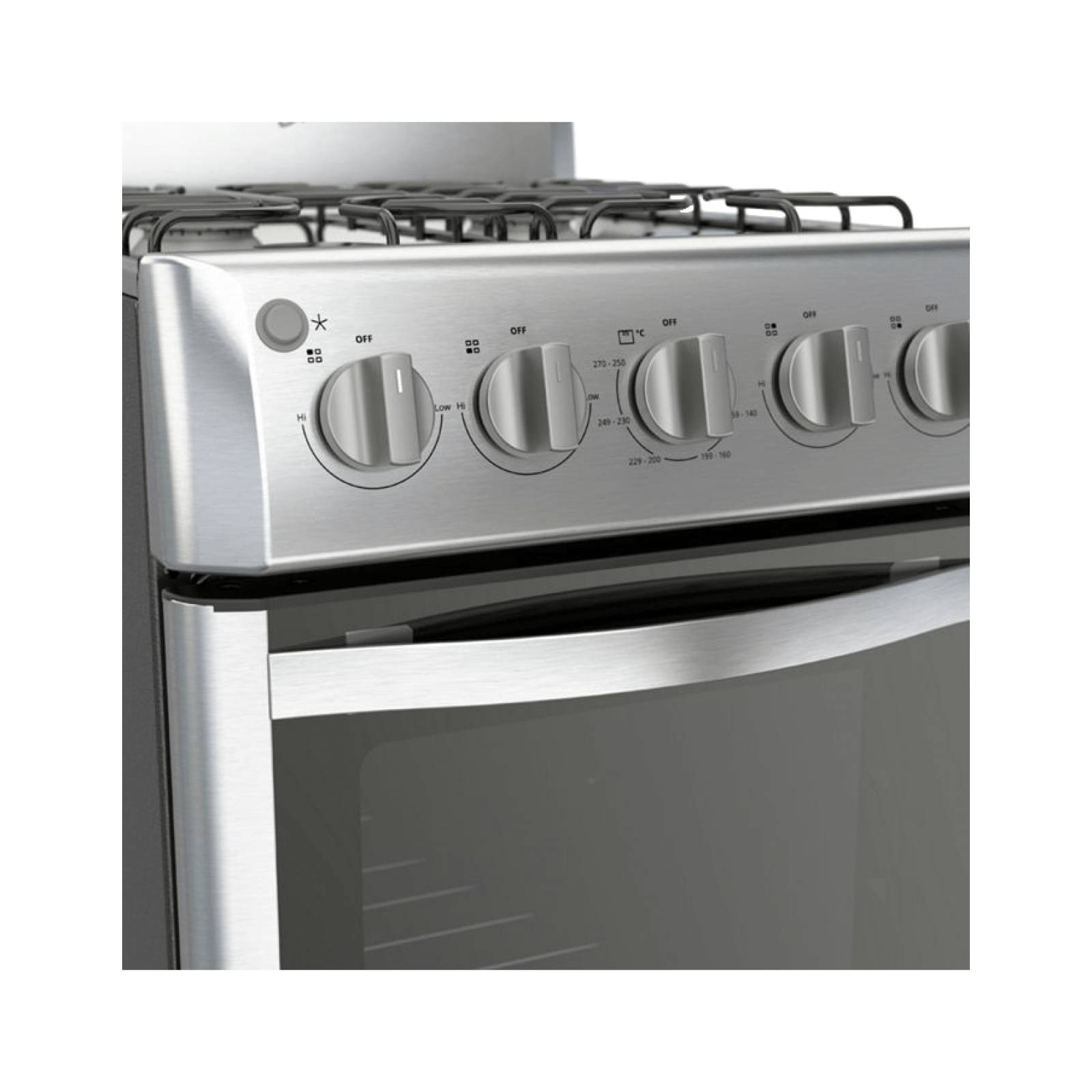Estufa 20 Pulgadas Acero inoxidable 4 Quemadores Whirlpool
