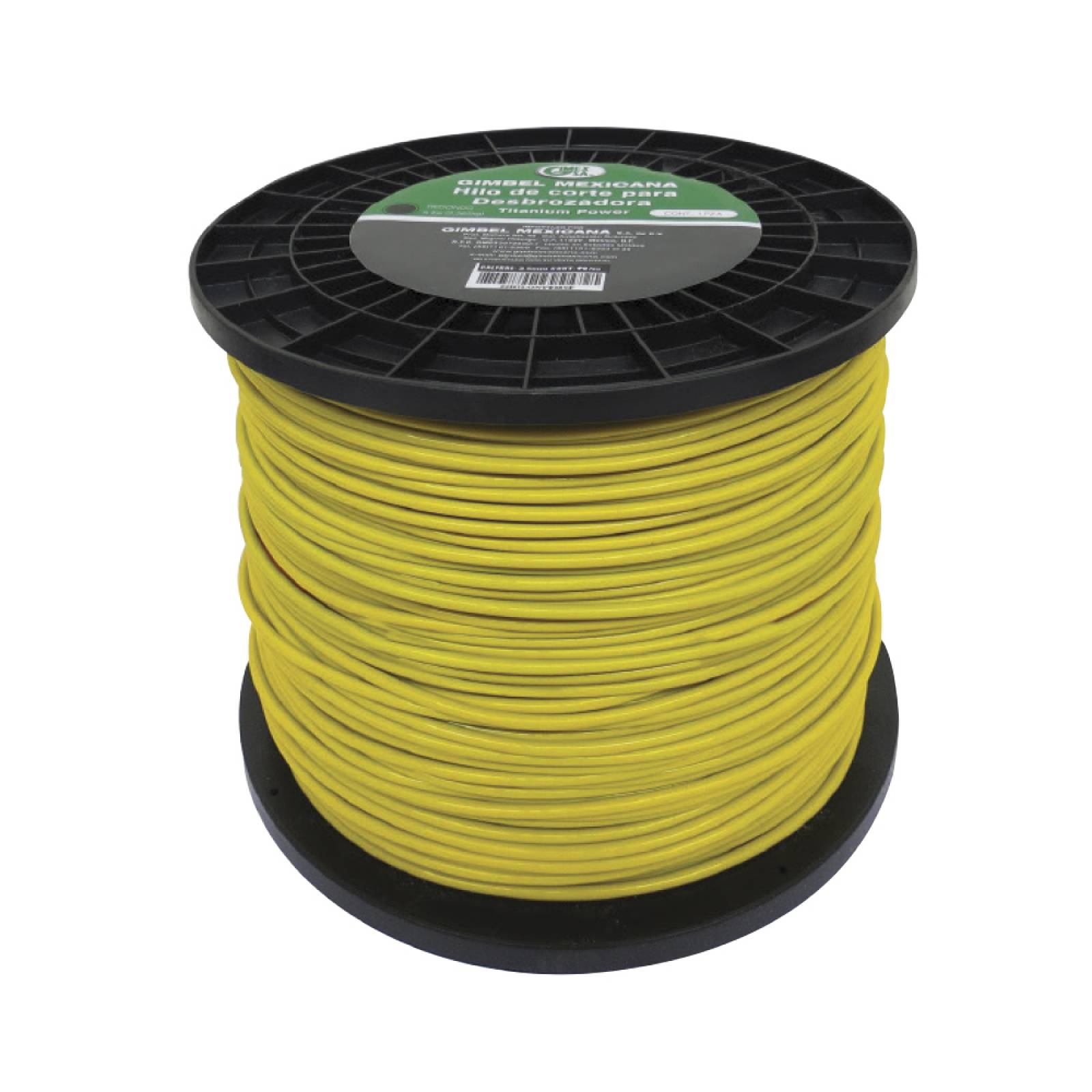 Hilo Corte Desbrozadora Titanium Power 3 5mm 139mts Gimex