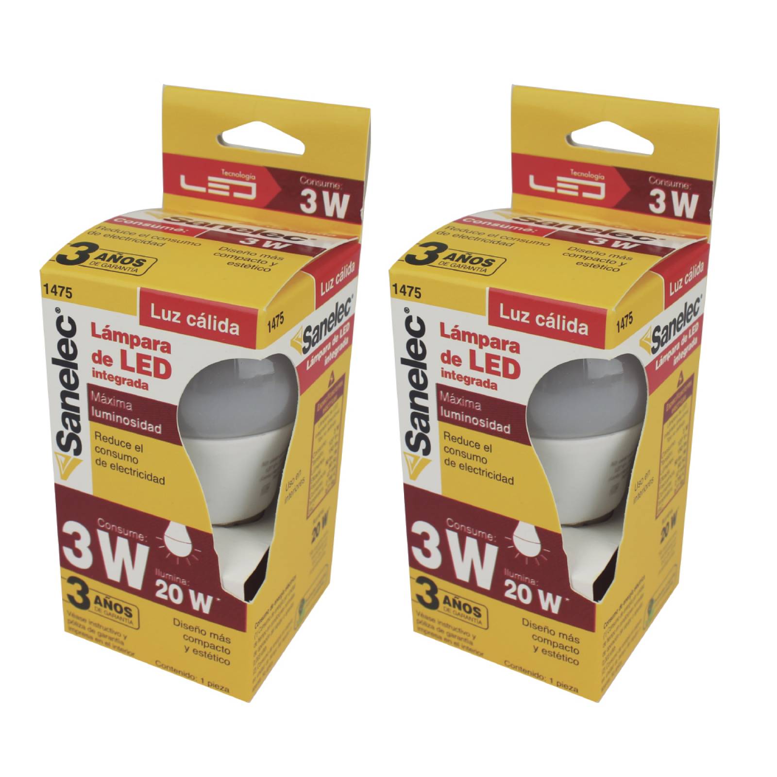 Santul 1475 Foco para Refrigerador Led  3W