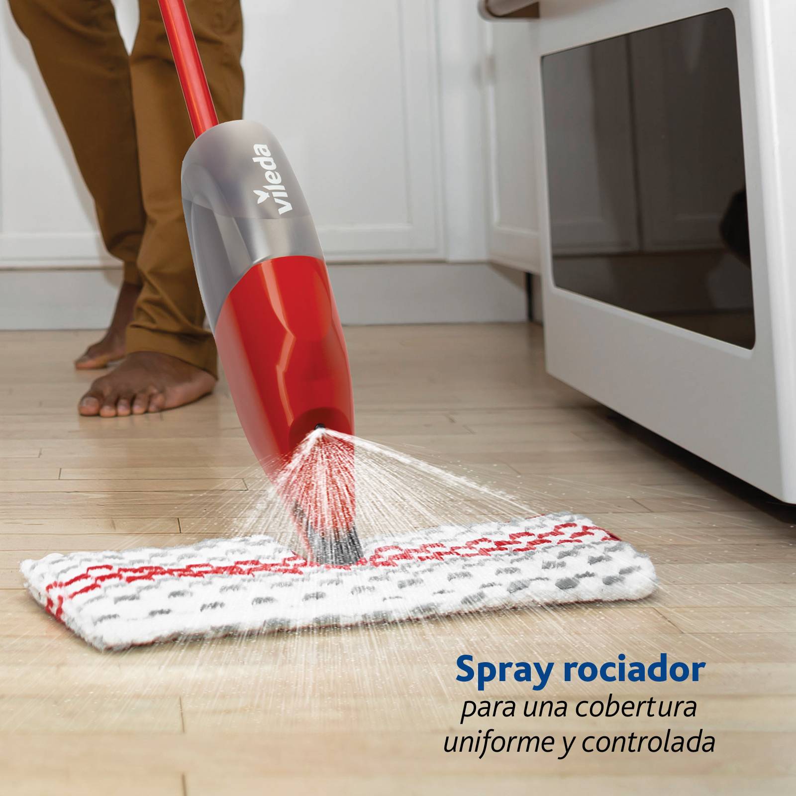 Trapeador Mop Microfibra Pro Mist Max Sistema Vileda