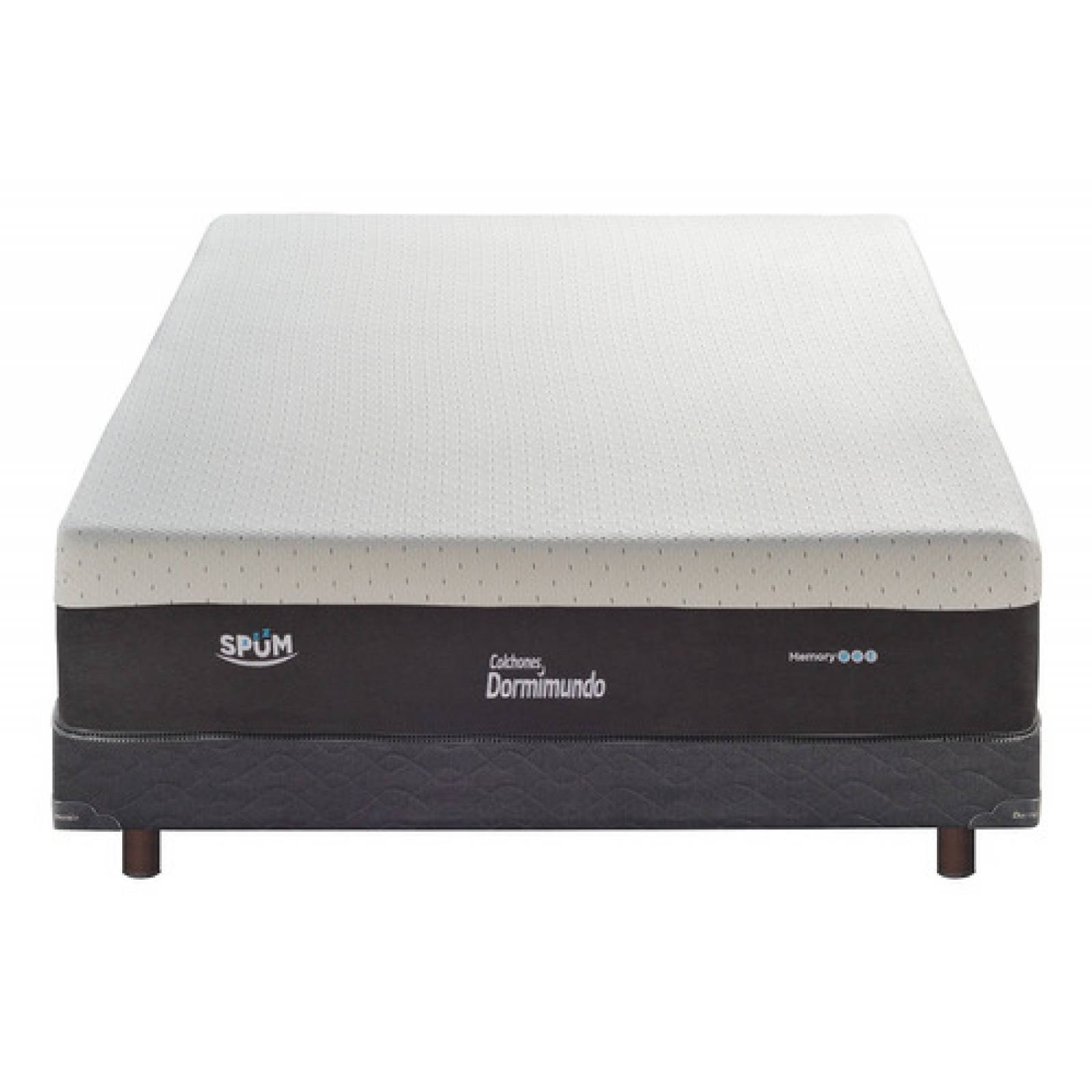 Colchón En Caja Matrimonial Memory Foam Dormimundo Softly