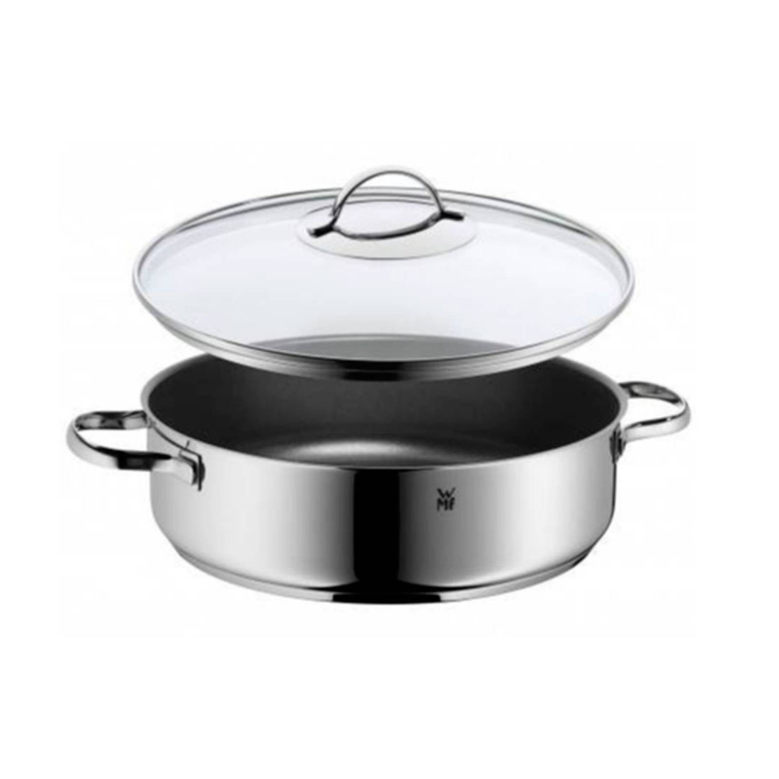 Sartén Cacerola Para Horno Acero InoxidableTapa Cristal WMF