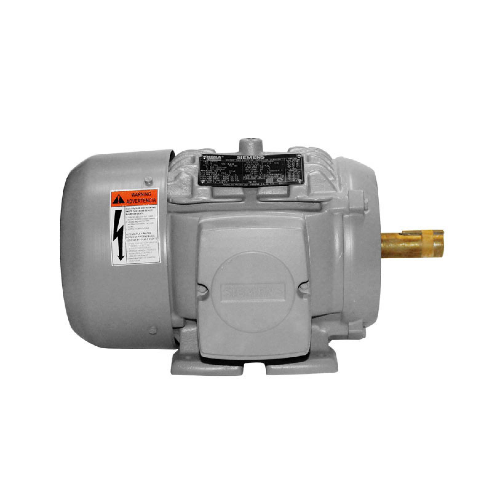 Motor trifásico de 5 HP baja Nema Premium Siemens