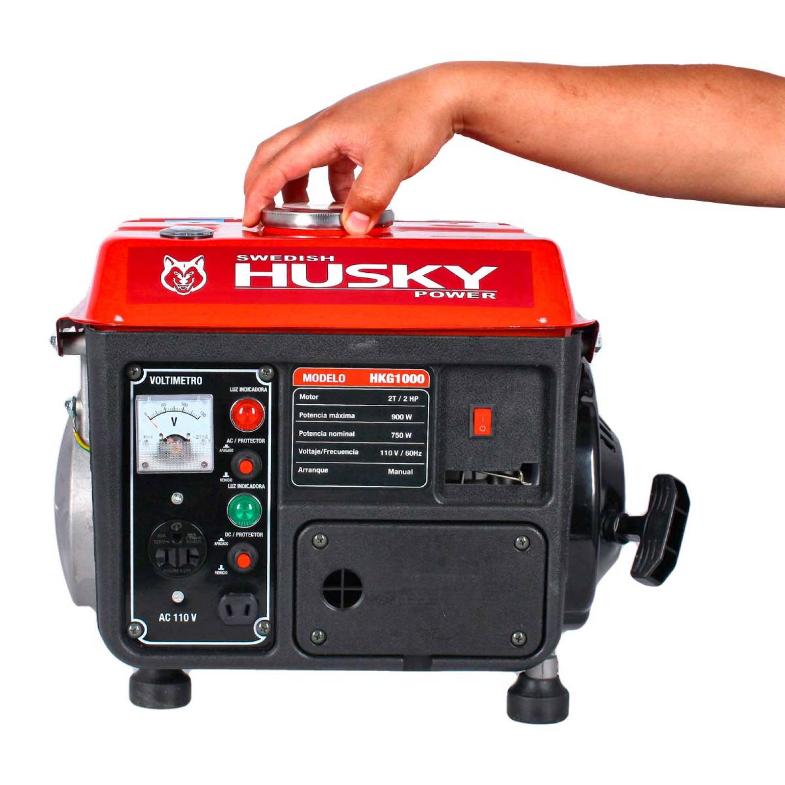 Generador Eléctrico Portátil Gasolina 1000W HKG1000 Husky