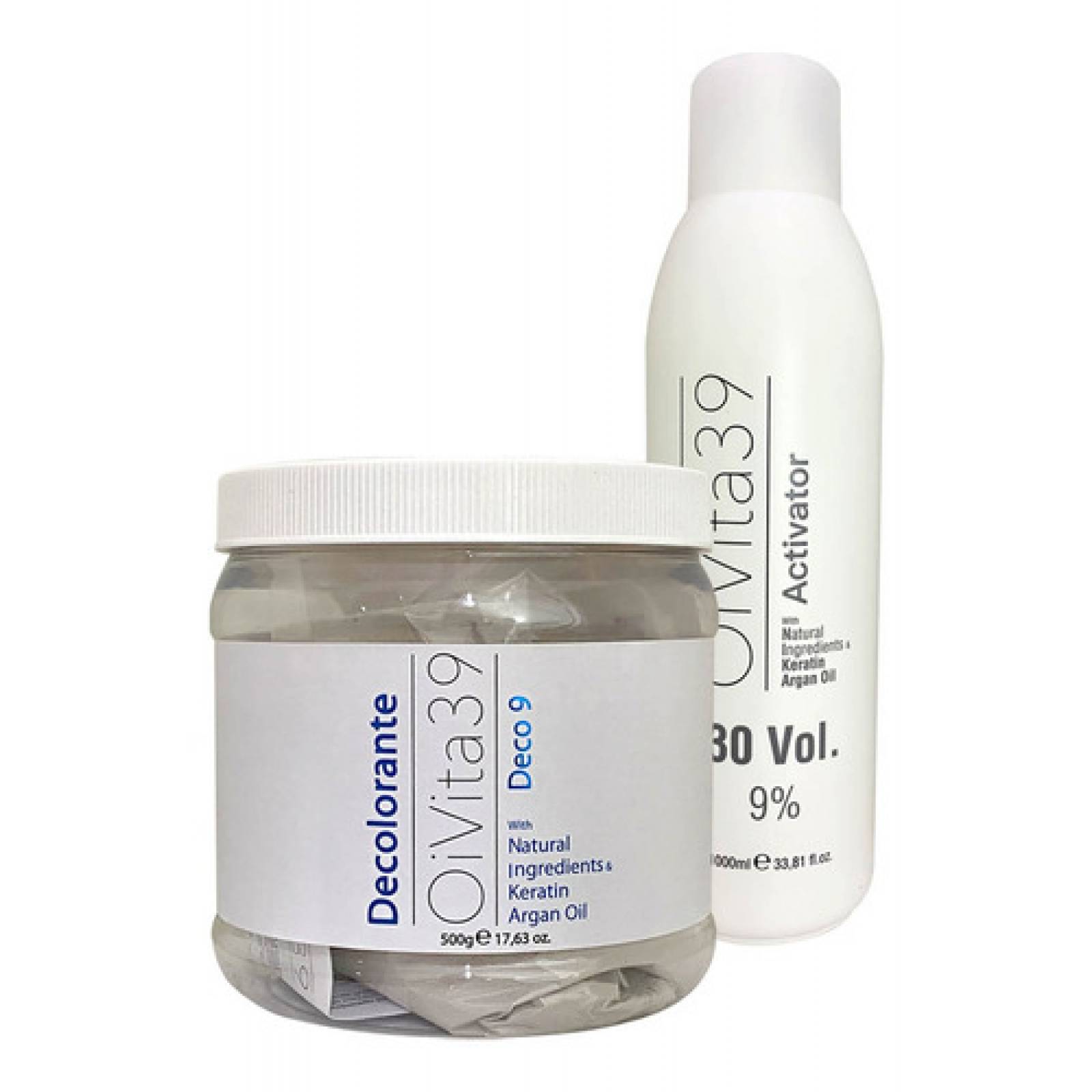 Decolorante Potencia 9 500grs   Activador 1 L Oi Vita 39