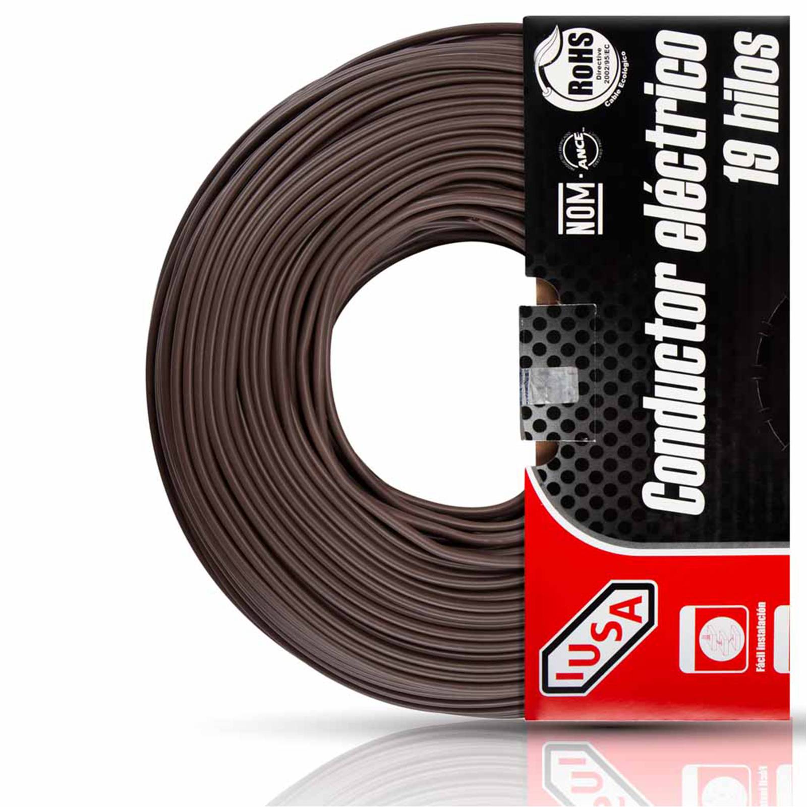 Rollo Cable Cordón Flexible Pot 16 Awg Caja 100M Iusa
