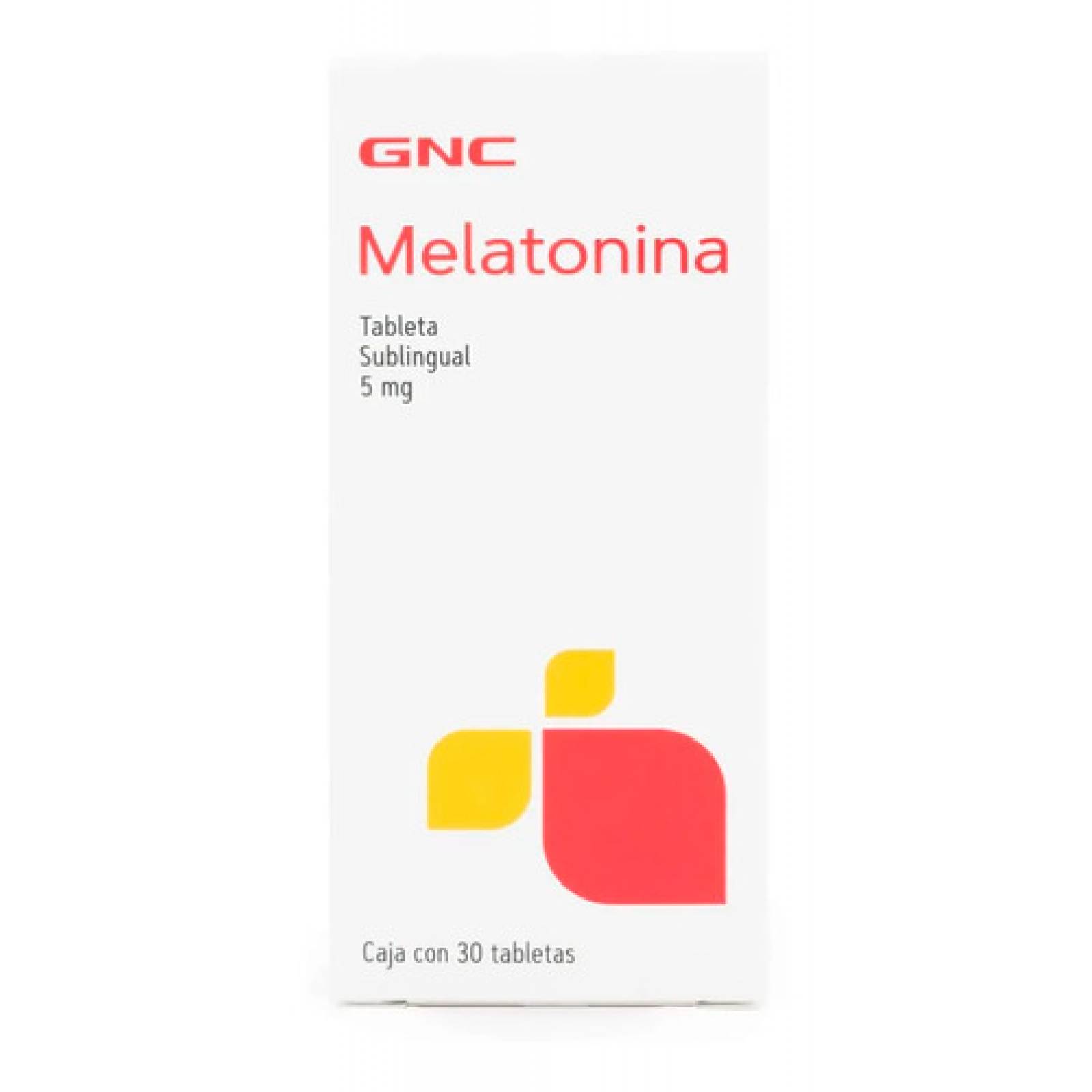 Suplemento Melatonina 5 Mg Sublingual Gnc 30 Cápsulas