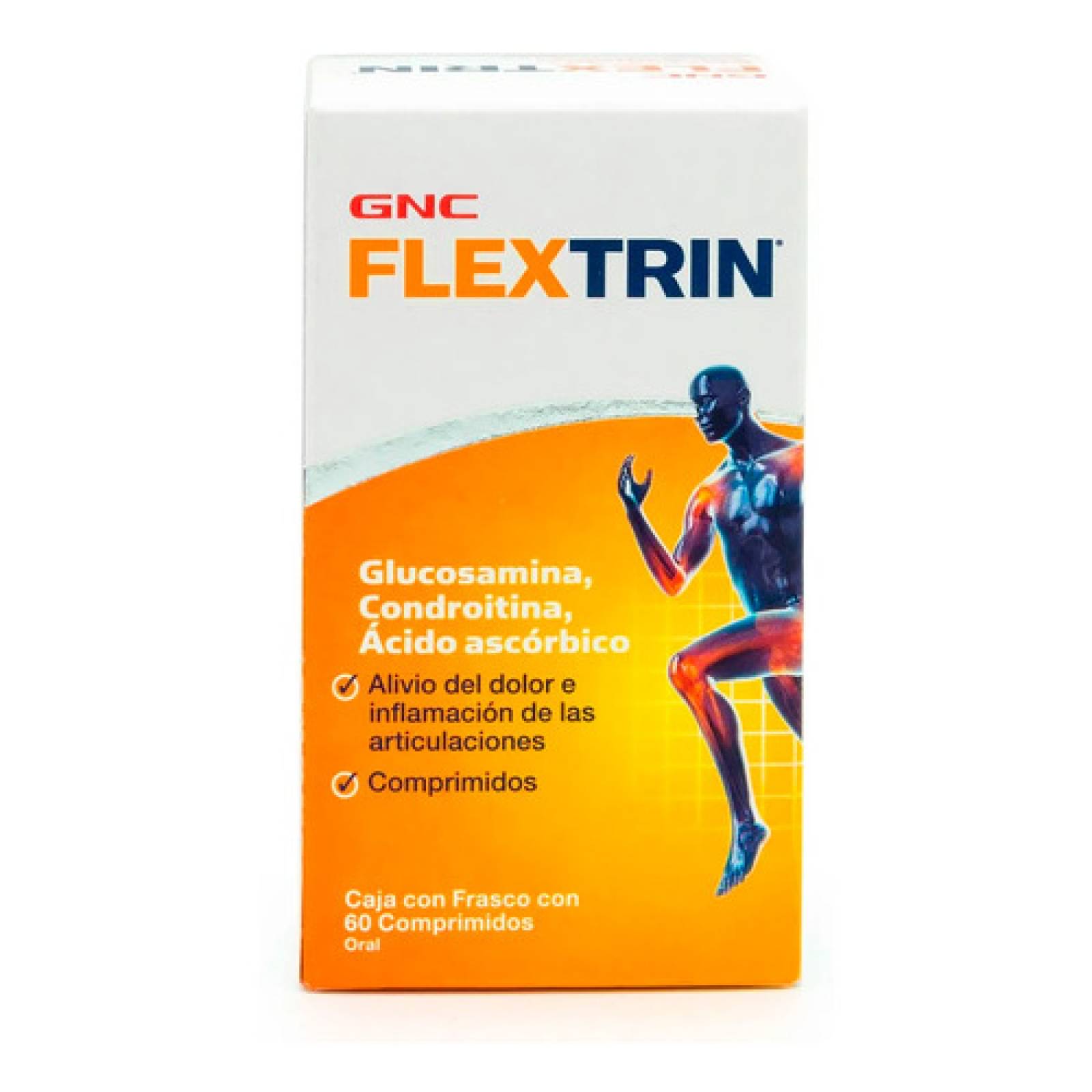 Suplemento Flextrin Glucosamina Condroitina Gnc 60 Tabletas