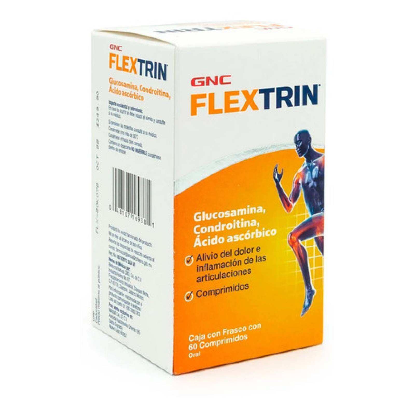 Suplemento Flextrin Glucosamina Condroitina Gnc 60 Tabletas