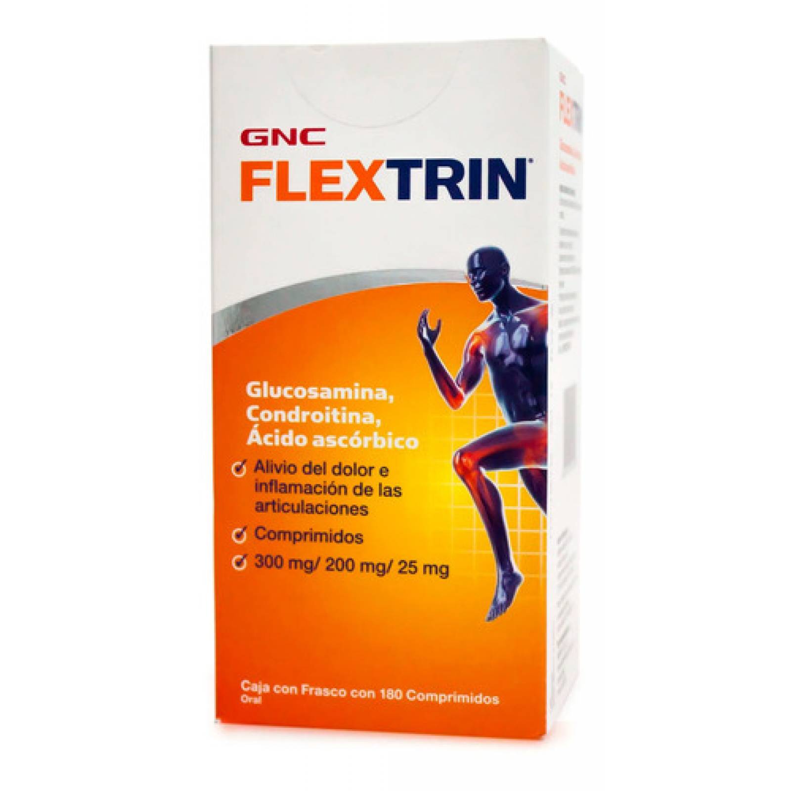 Suplemento Flextrin Glucosamina Condroitina Gnc 180 Tabletas