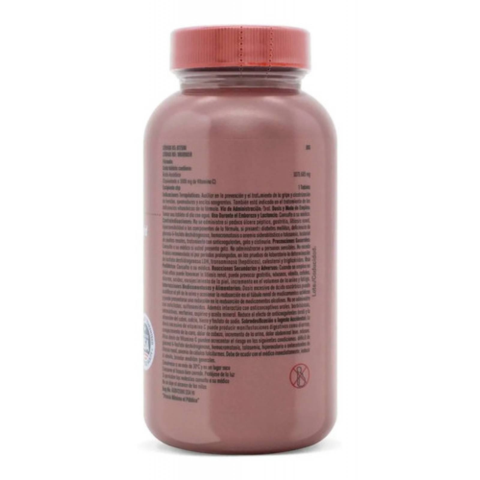 Vitamina C 1000 Mg Gnc C 1000 Sin Sabor 90 Tabletas