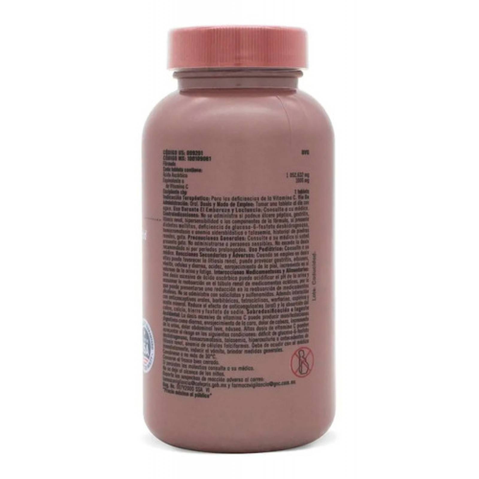 Vitamina C 1000 Mg Gnc C rh Con Rosa Canina 100 Tabletas