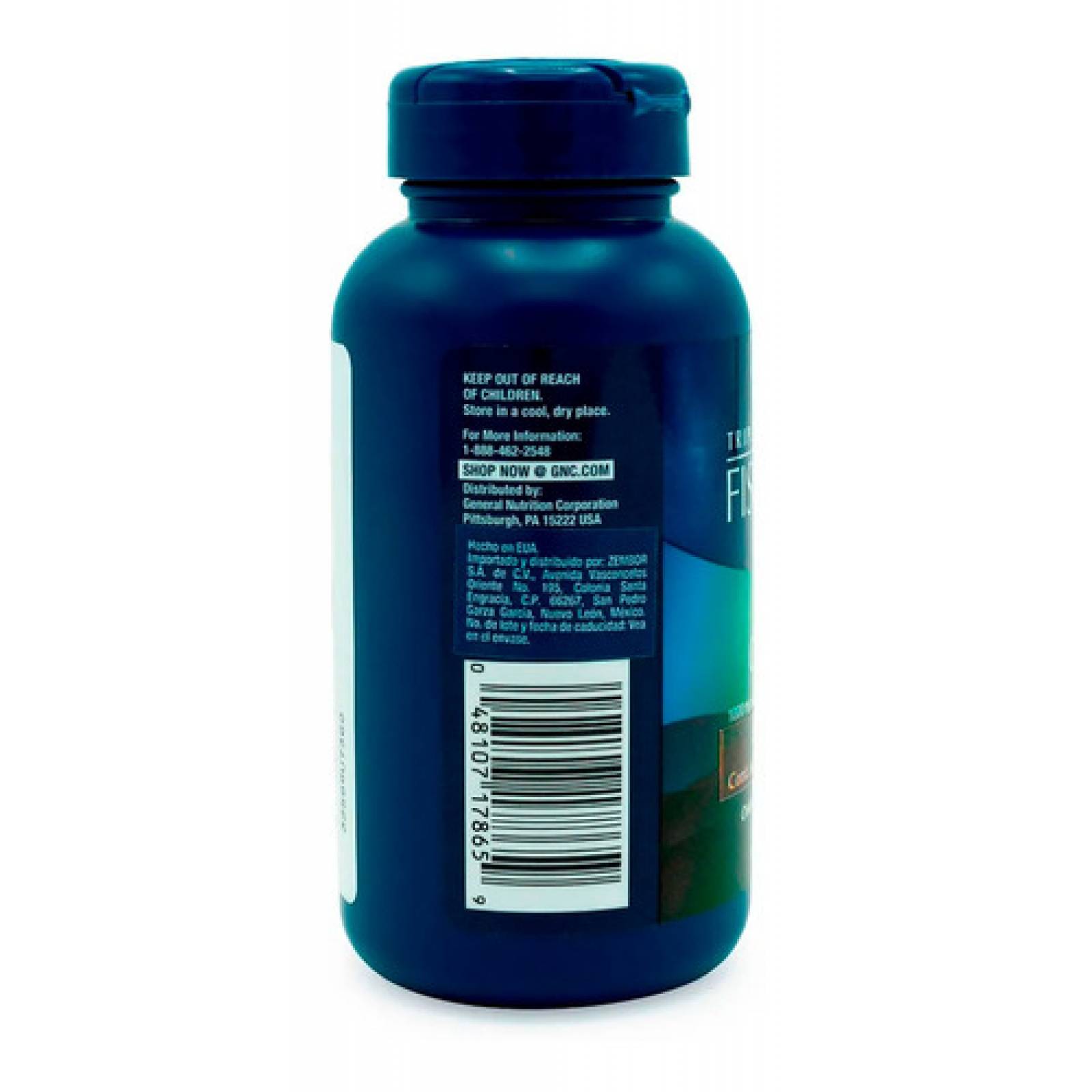 Aceite De Pescado Con Omega 3 Y Coq 10 Gnc 60 Cápsulas