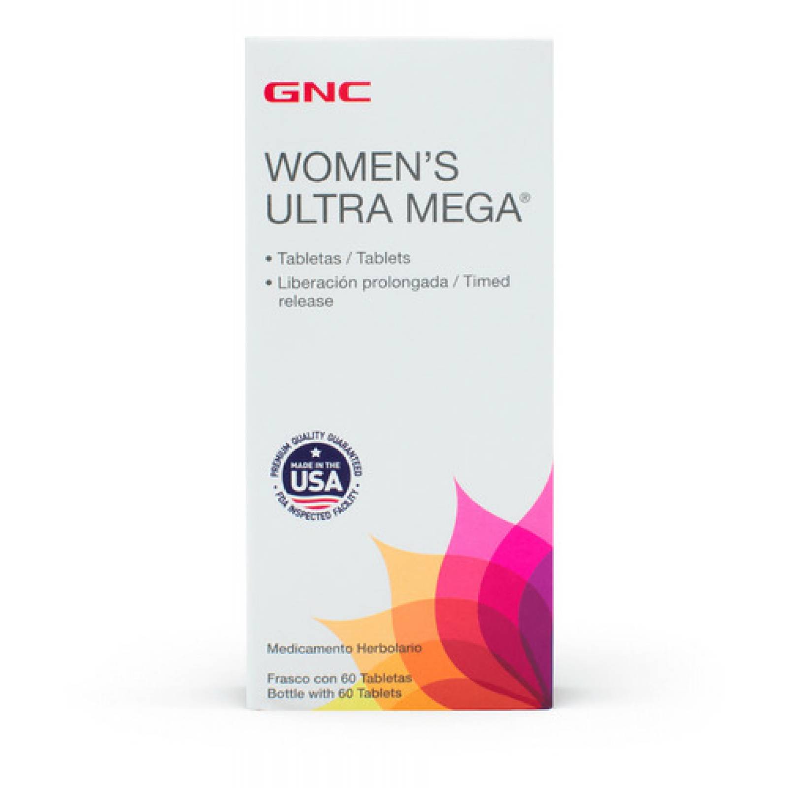 Multivitaminico Con Minerales Gnc Womens Ultra Mega 60 Tabl