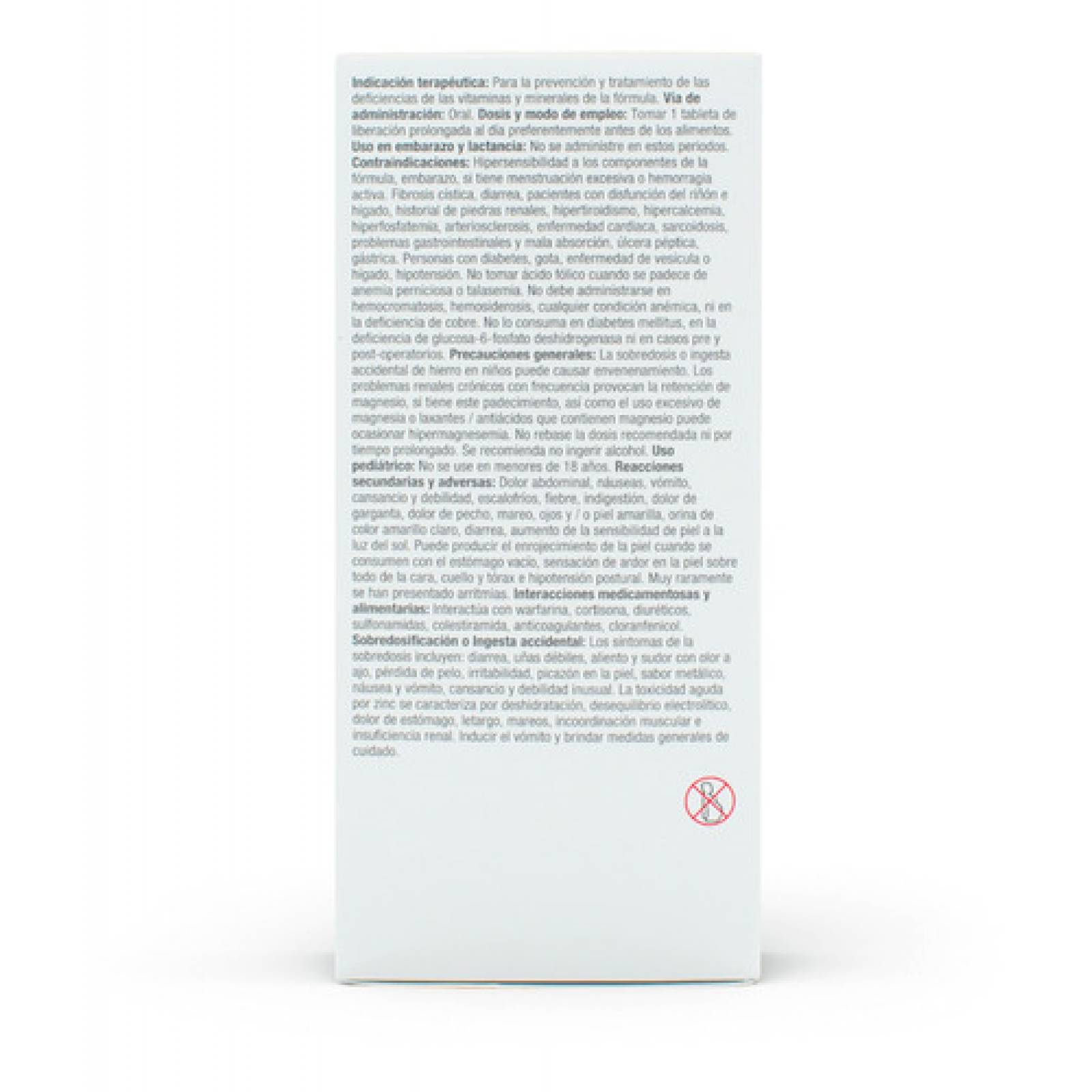 Multivitaminico Con Minerales Gnc Womens Ultra Mega 60 Tabl